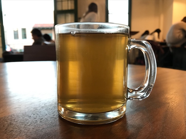 We had tea instead coffee this time. Green Tea with Lavender Brown Sugar, do this and you won't be disappointed. If today would have a flavor, it would be this tea. 
