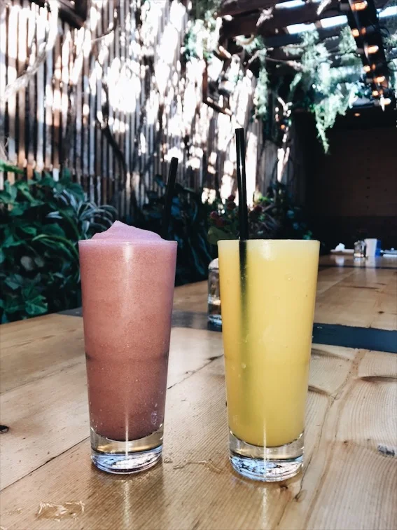 A couple of Champagne slushy. 