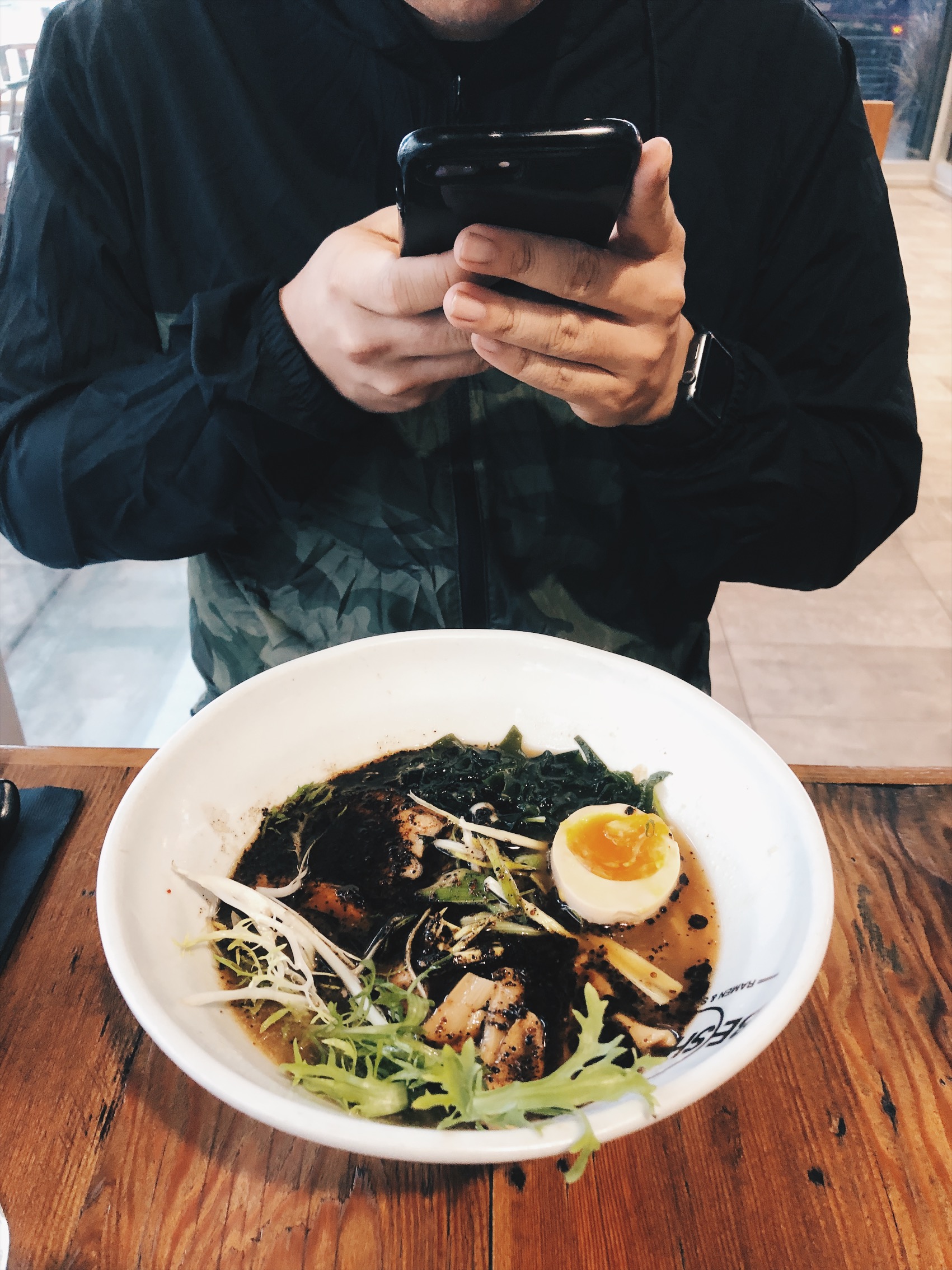Chef Tony ordered the black garlic.