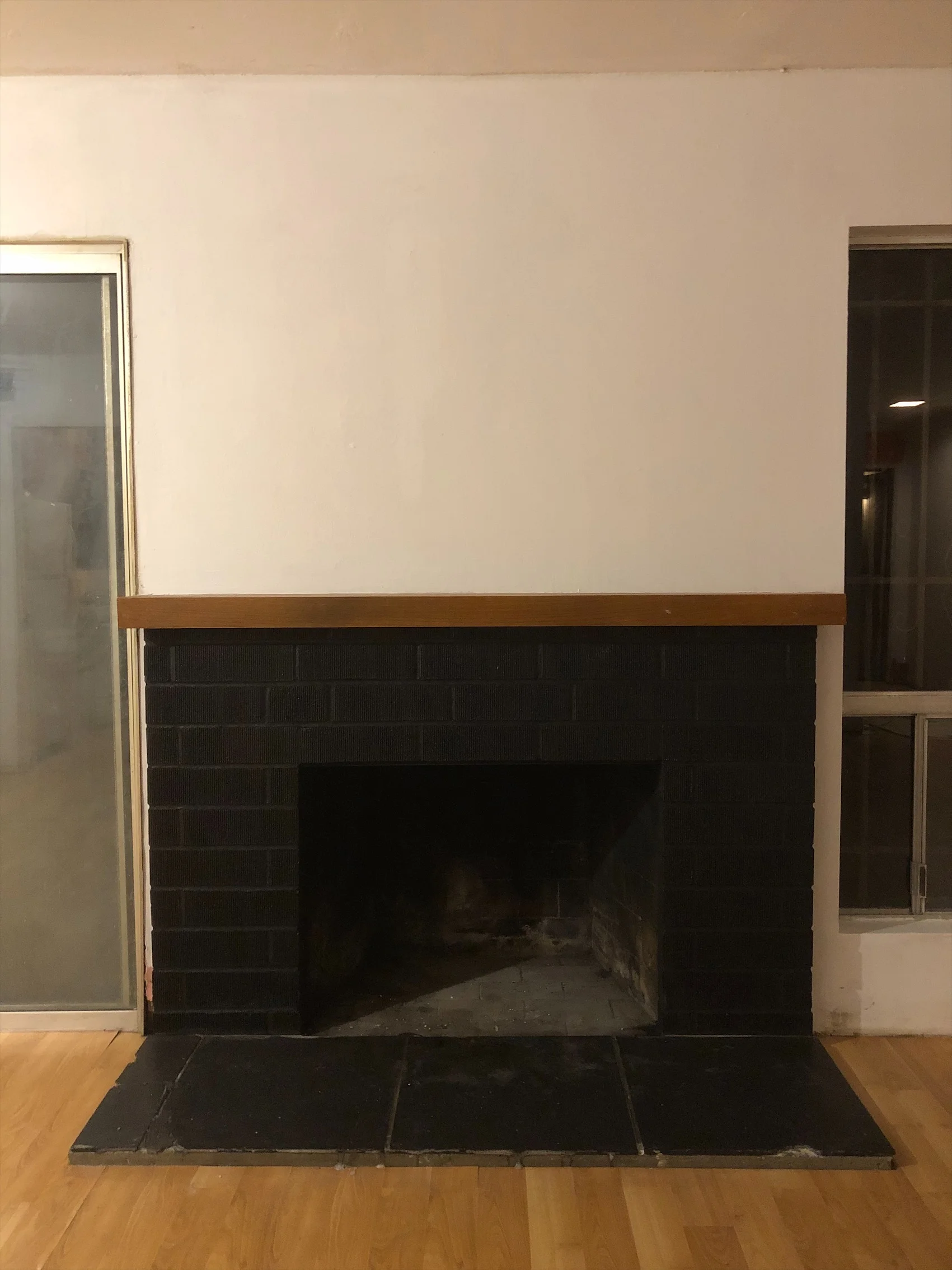 And this is what my fireplace look like now.