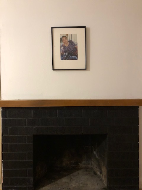 After: Also put up the first and most important photo of them all, my Grandma.