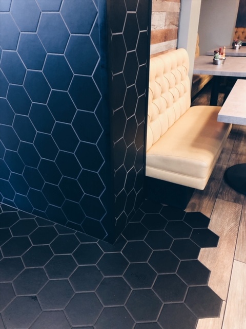 I bought the same Black tiles for the bathroom. I can’t wait to install them.