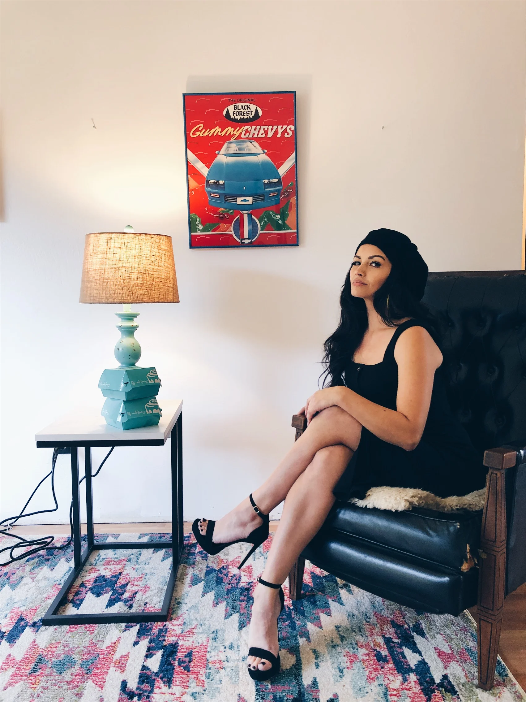 Took the table and lamp from my room and set this up for a shoot. Feels great to have my own space to do all this. 