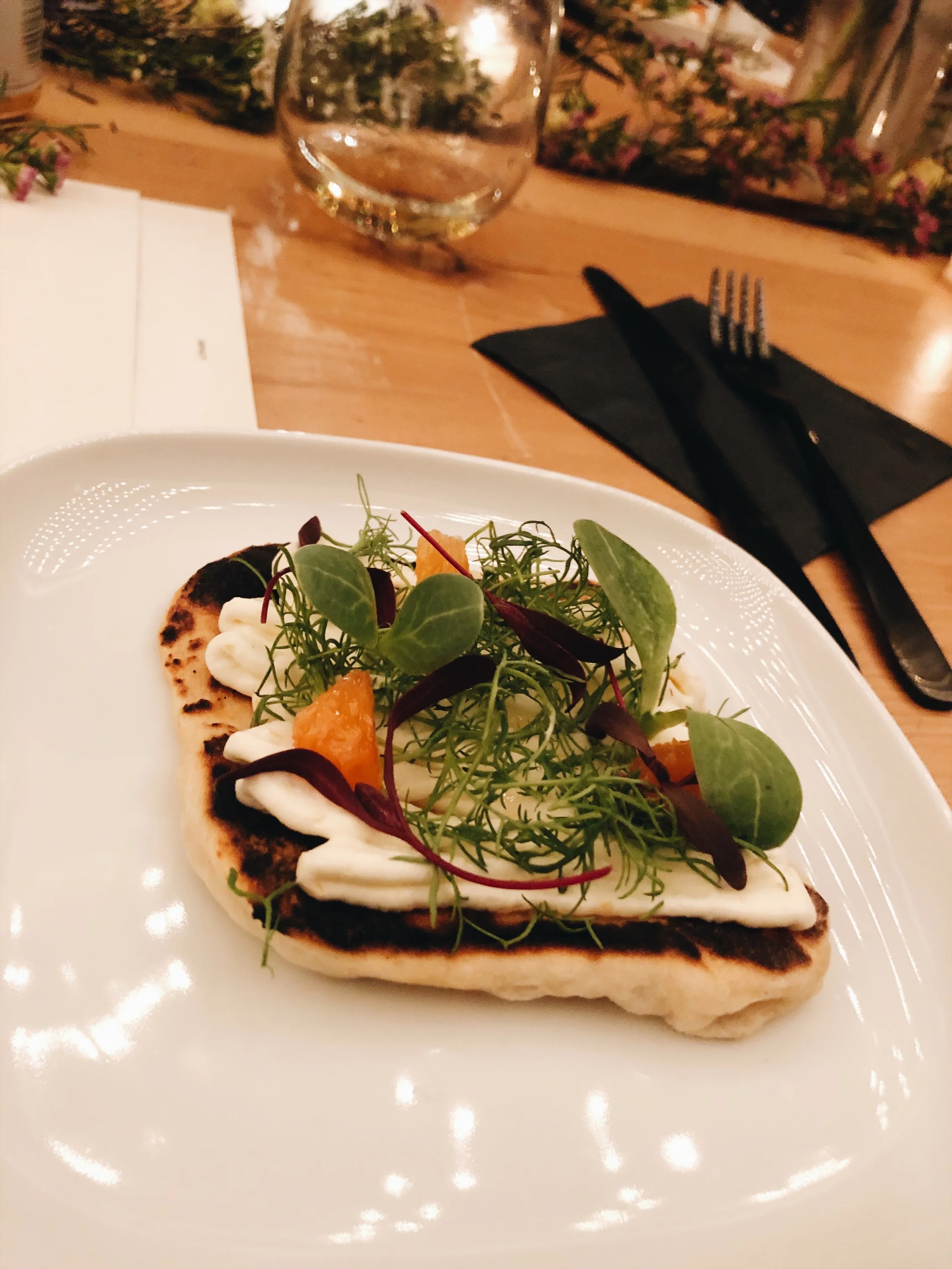 3rd course: Flatbread.