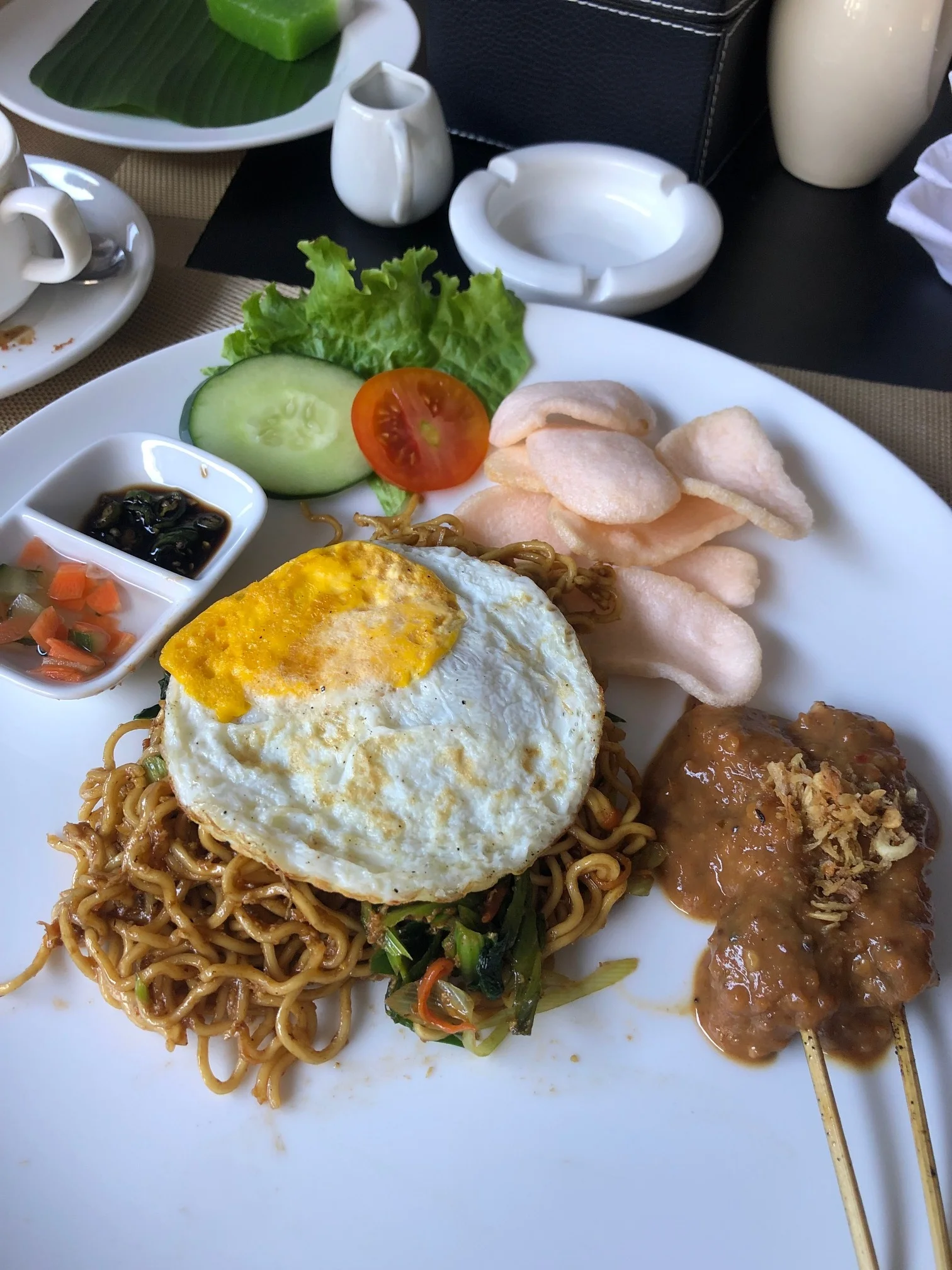 Continental breakfast, Indonesian Breakfast. It was pretty good.