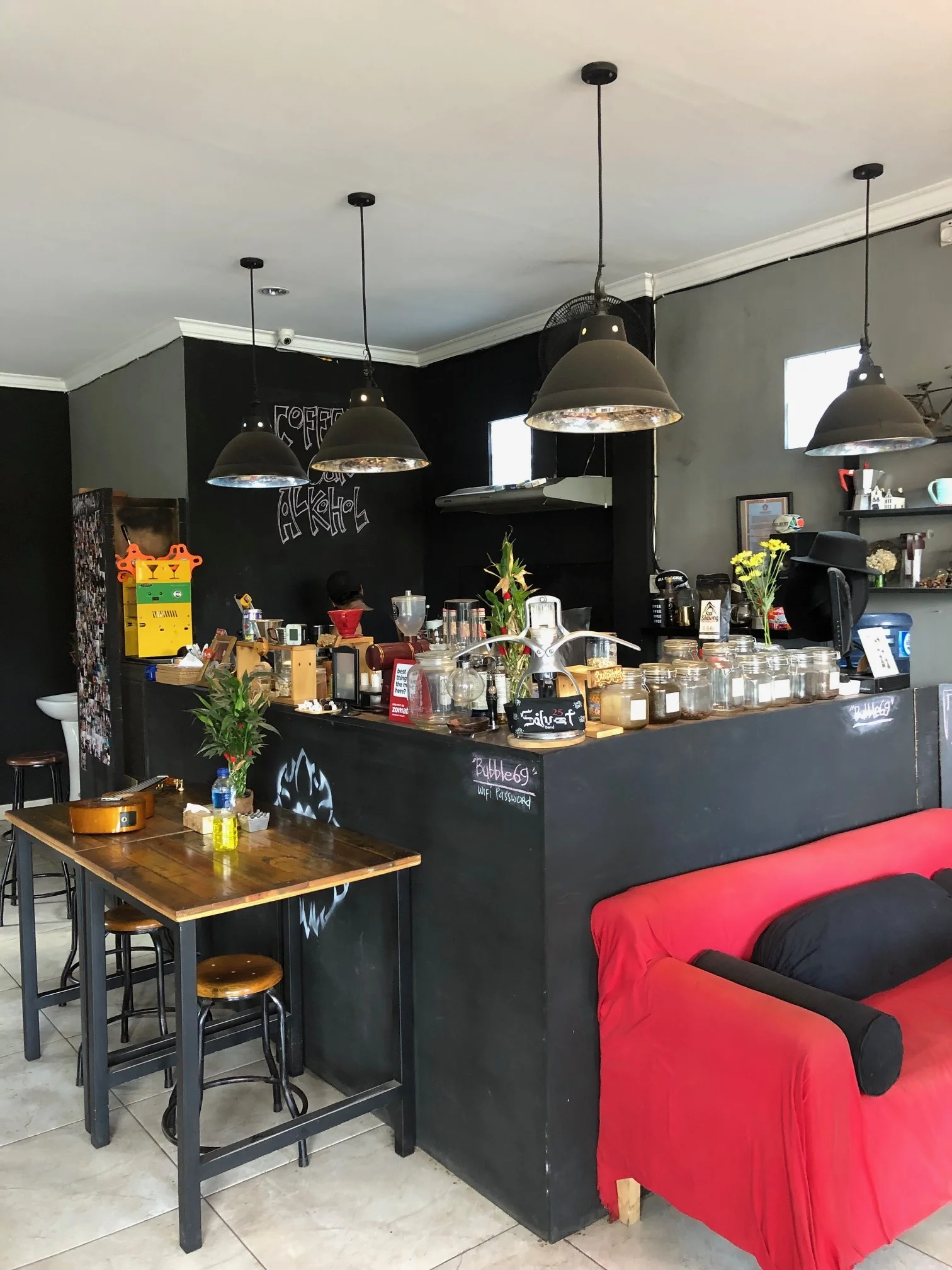 We found a cool coffee shop called BubbHatch I believe. Ordered a burger for the fuck of it lol. And it was good!