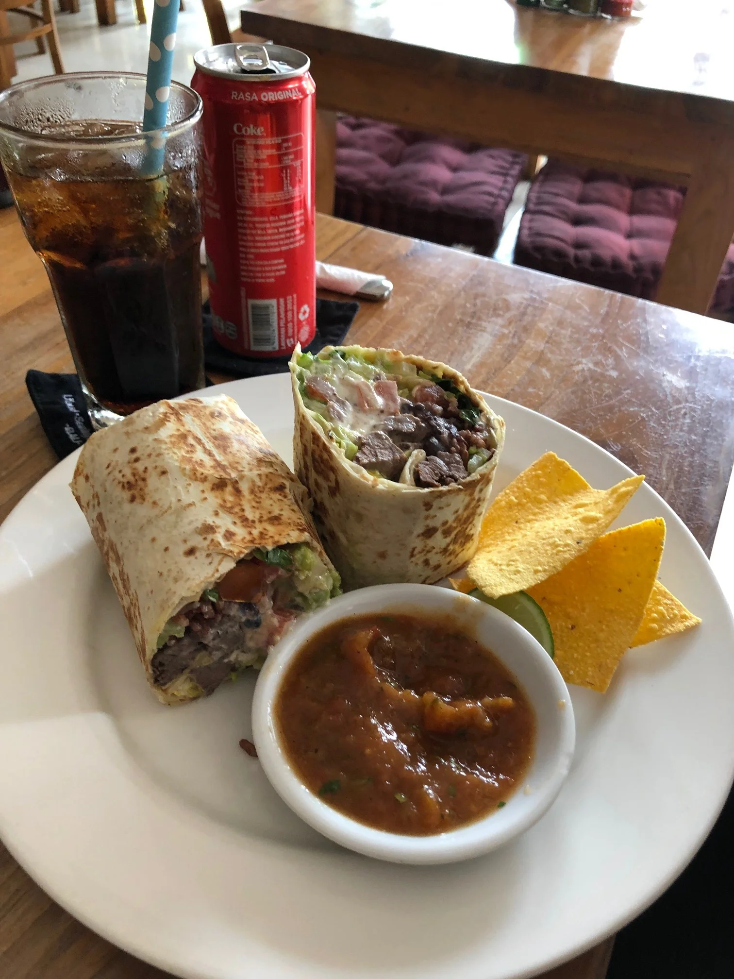 Dook’s burrito.