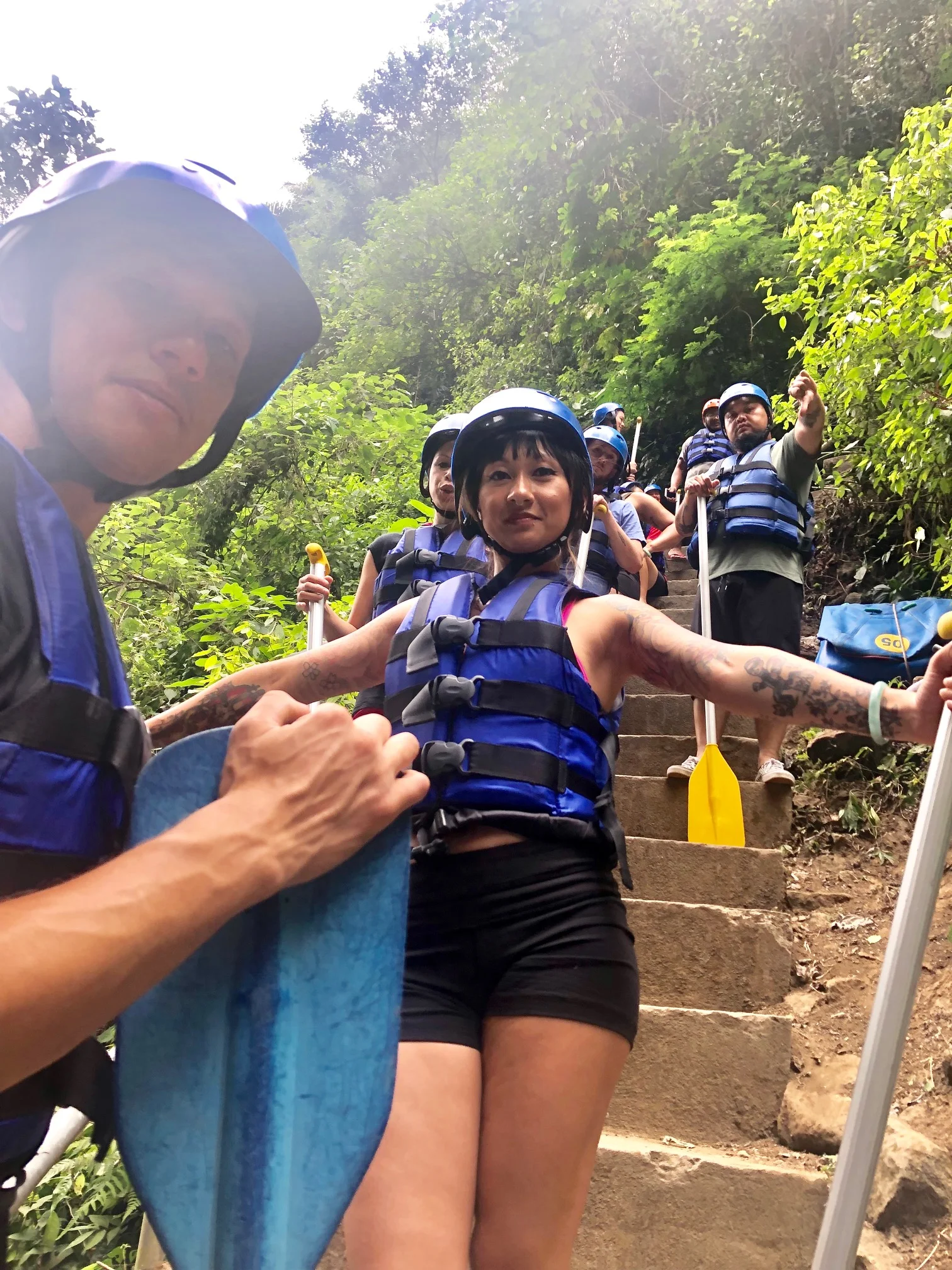 See me back there? I gave it a thumbs down cuz I didn’t want do it at first but I didn’t want fear to hold me back of this great memory in Bali together.