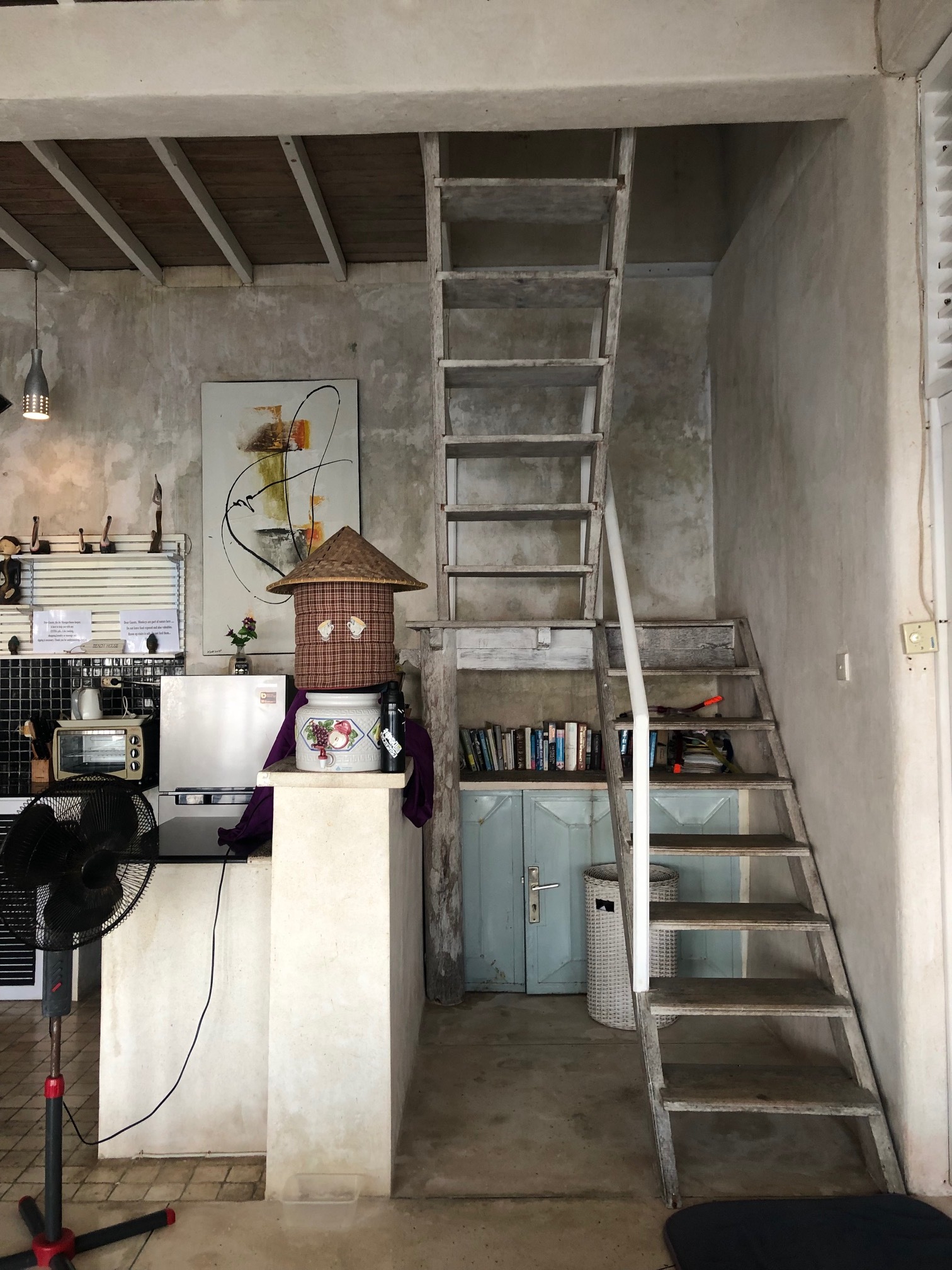 The stairs to our bed room.
