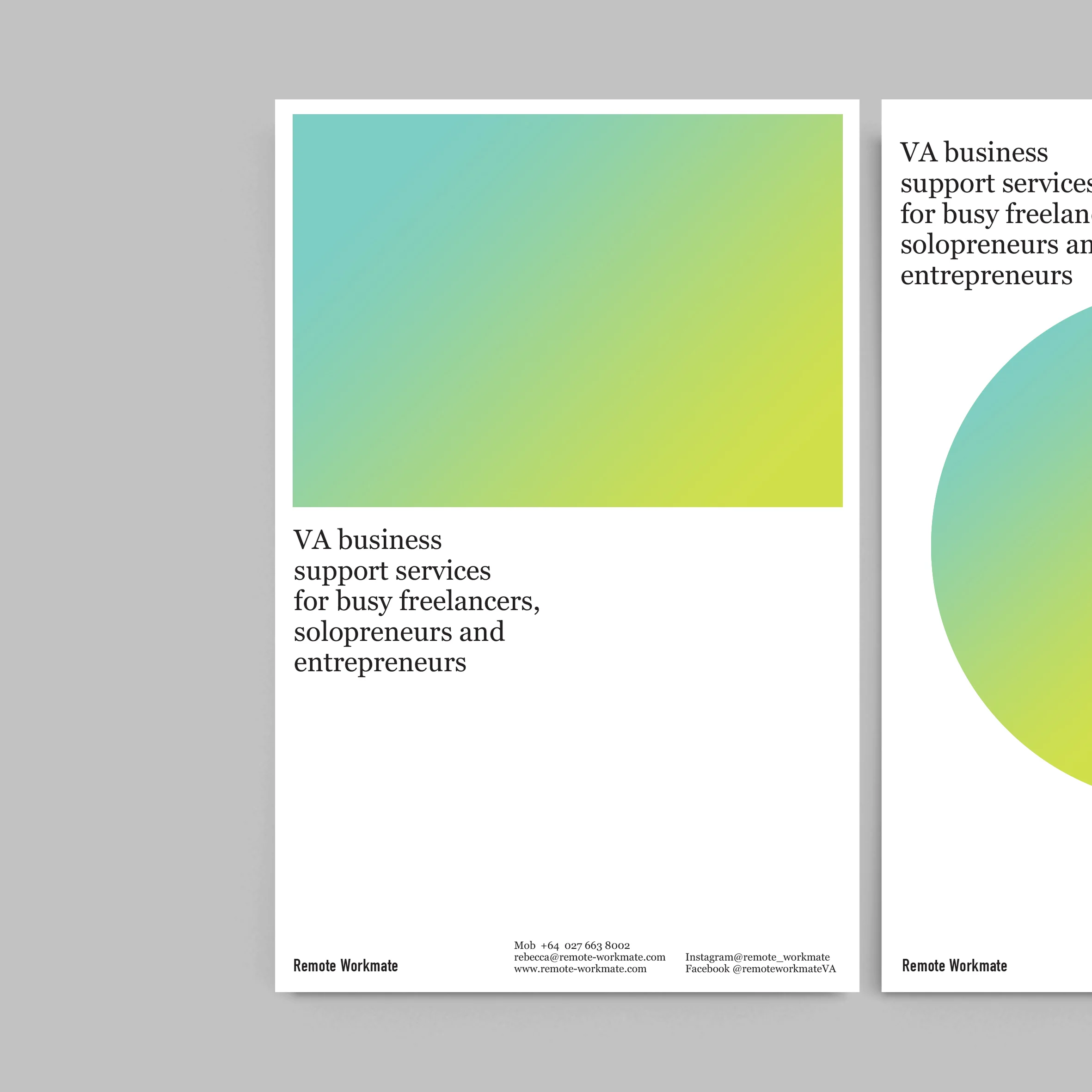 Remote Workmate Branding—Web
