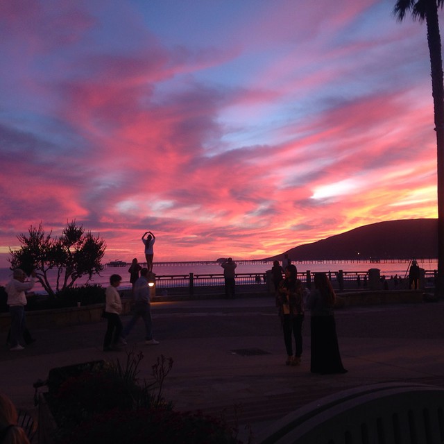 Cotton candy skies