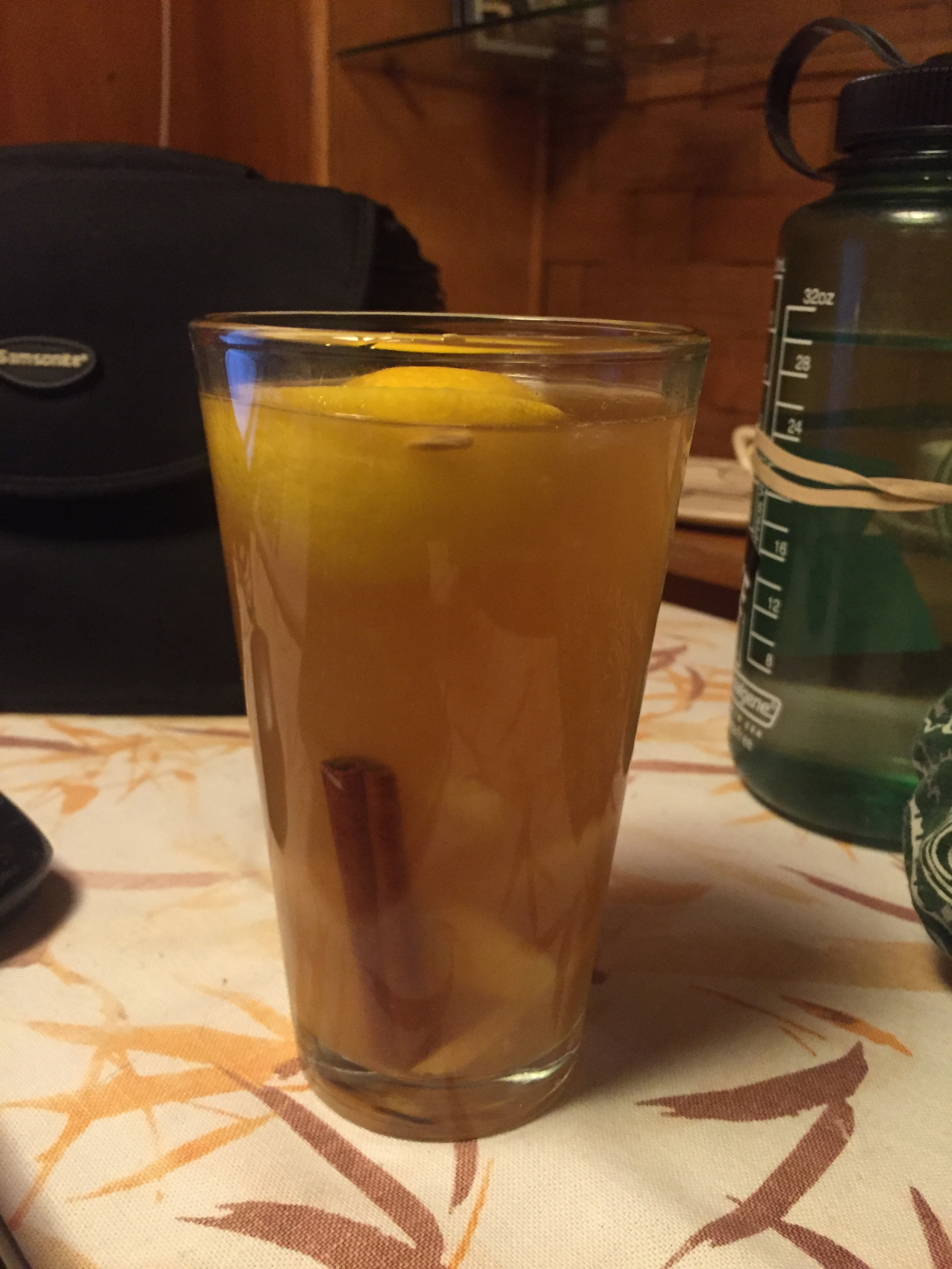Medicinal hot toddy.