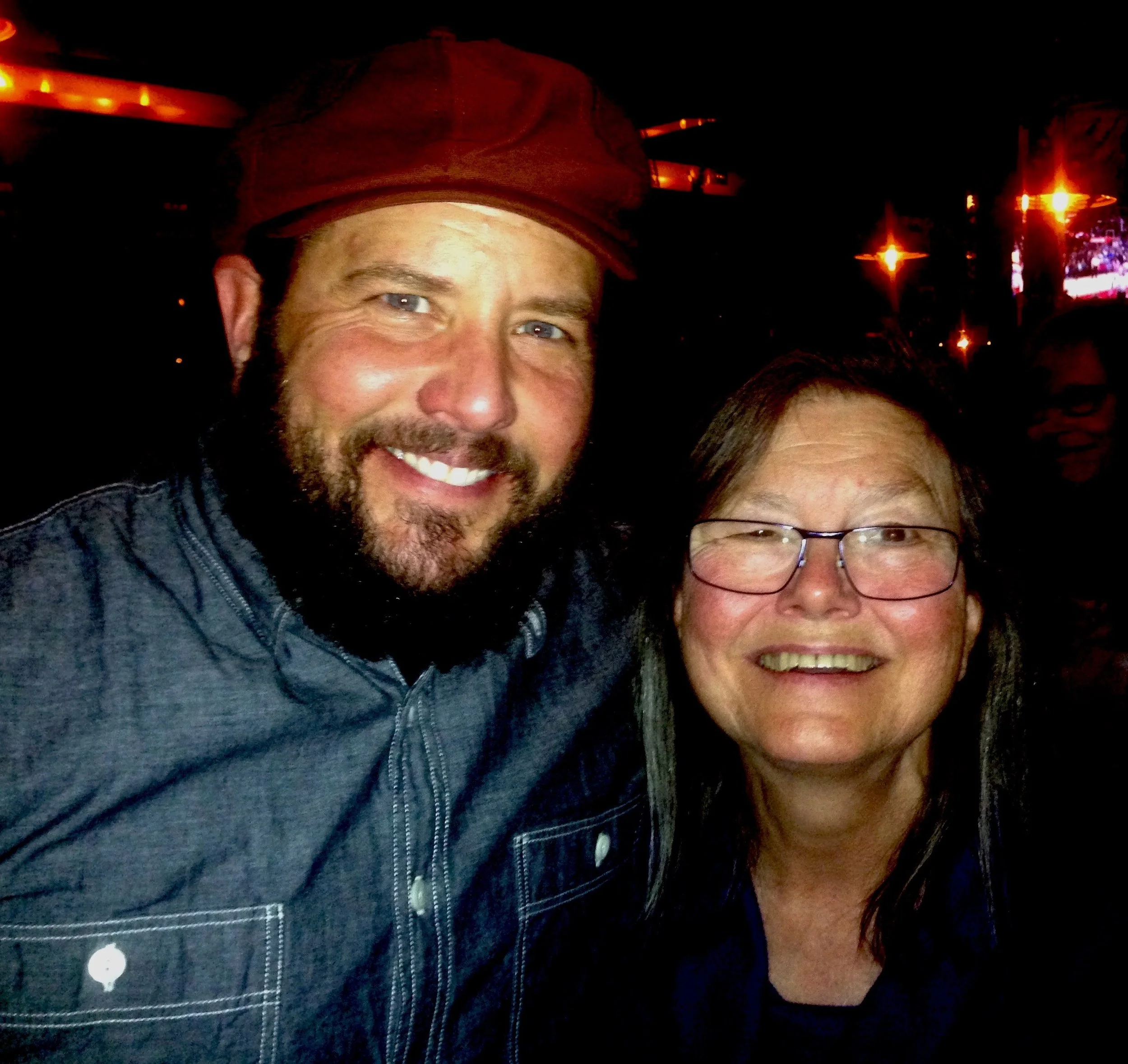Cooper with Dorothy Allison, Portland Oregon