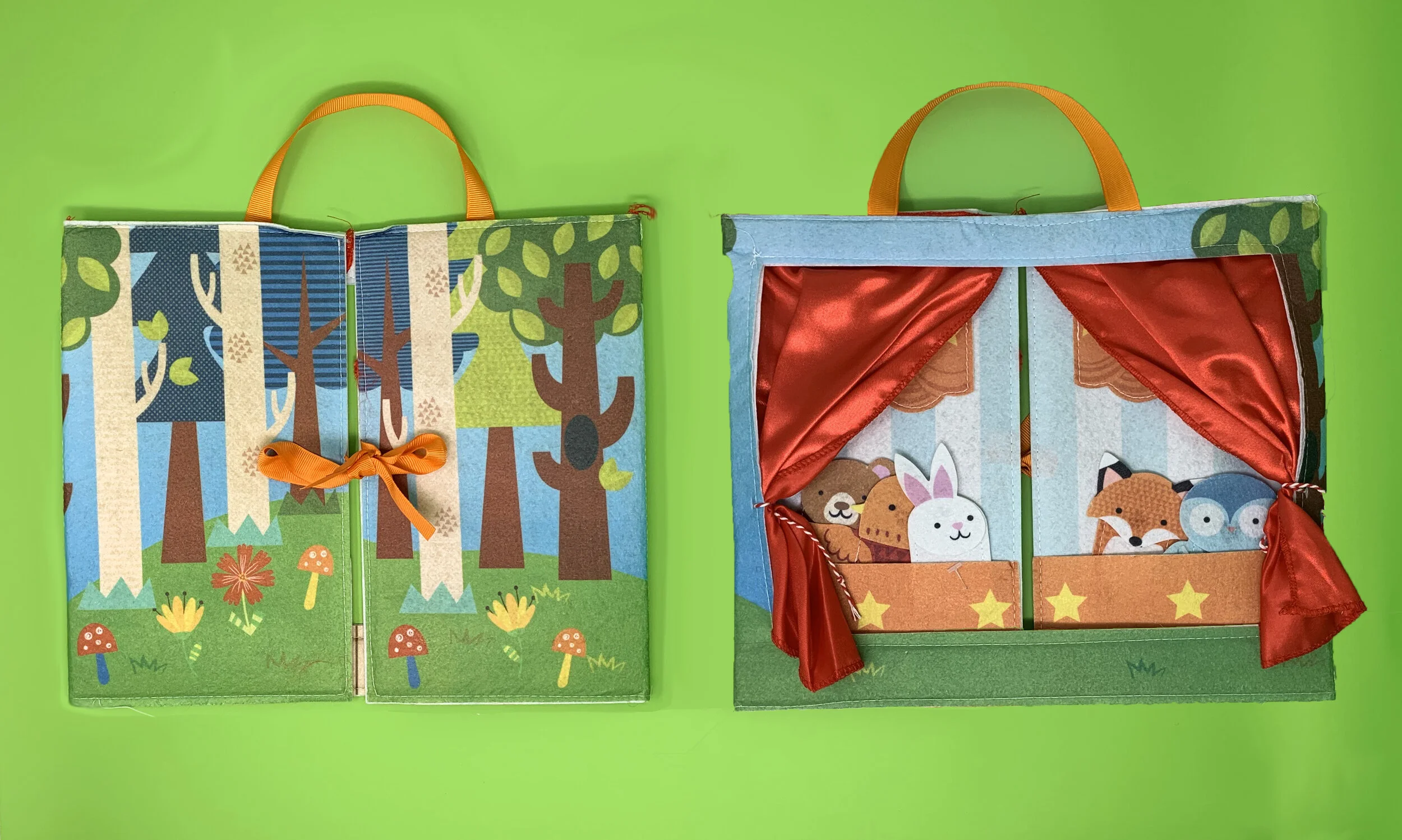 Felt puppet set for Target 