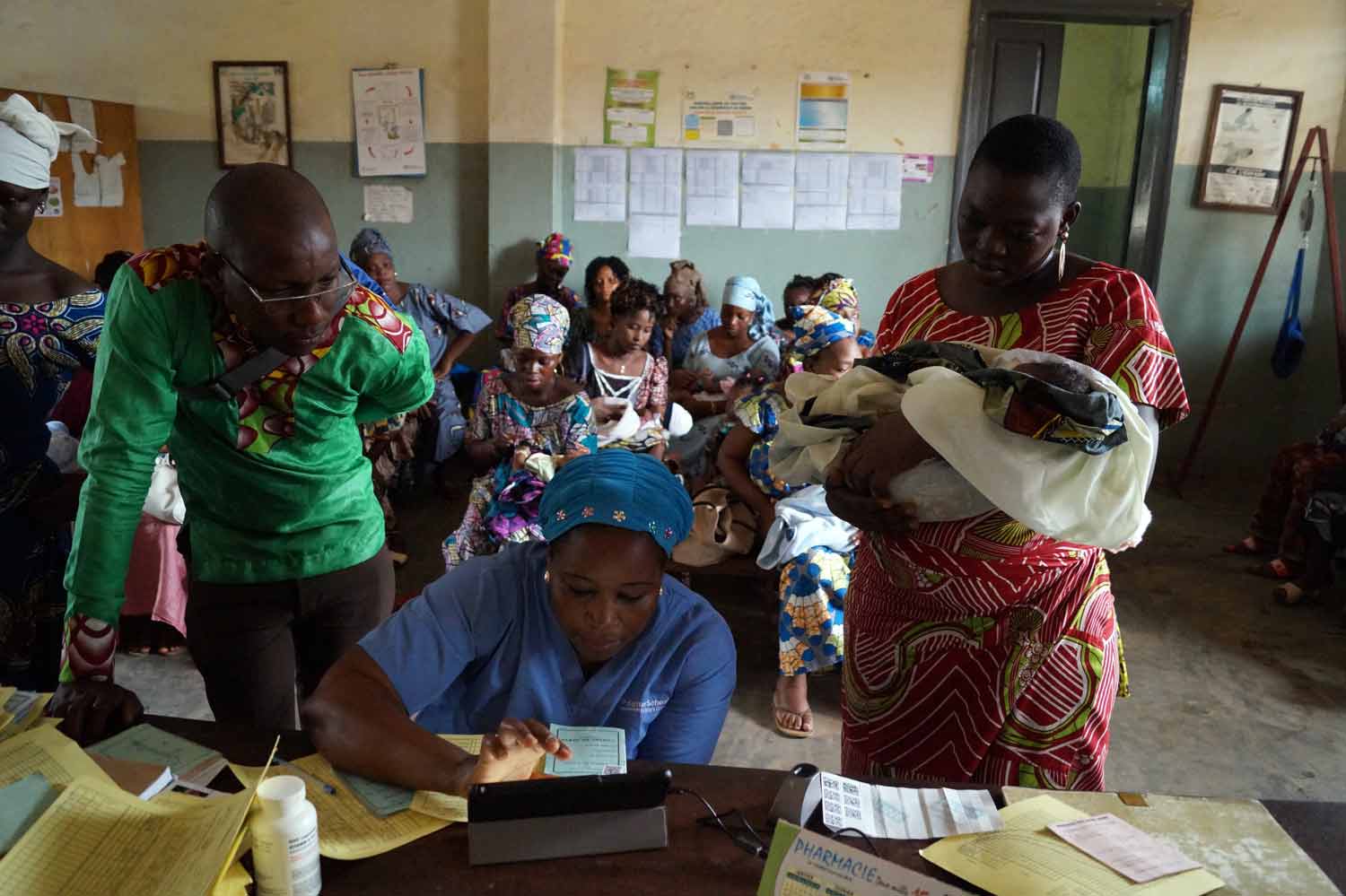 VaxTrac staff training health workers. Source: VaxTrac