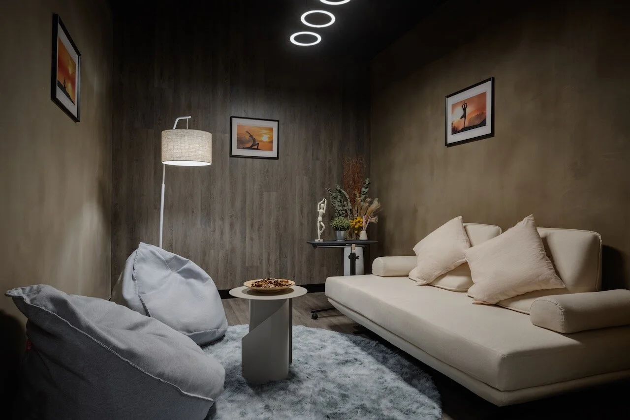  Paragon Wellness is a new collaborative workplace project which features unique 'Wellness Rooms'. Designed and built by XLMS, Paragon's Wellness rooms are special area in the workplace that’s designated for quiet time, privacy, recuperation, and esc