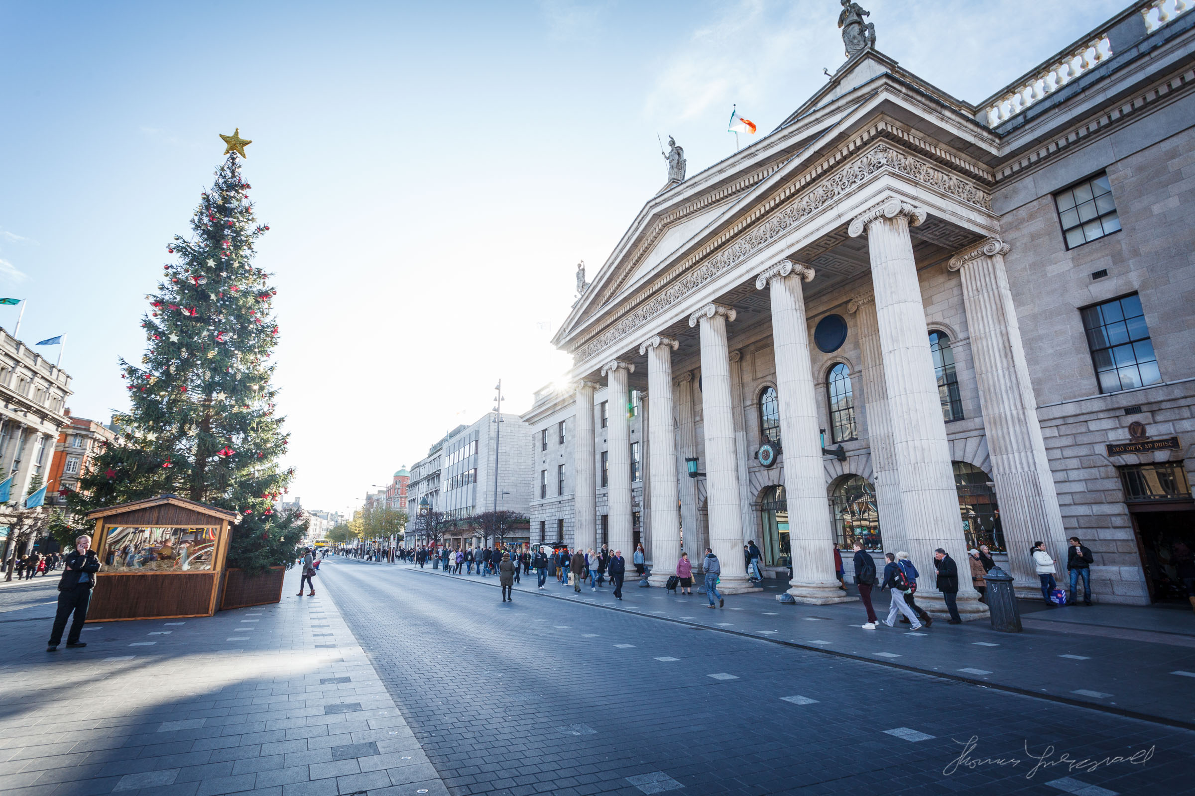 Christmas Tree on O'Connell Street