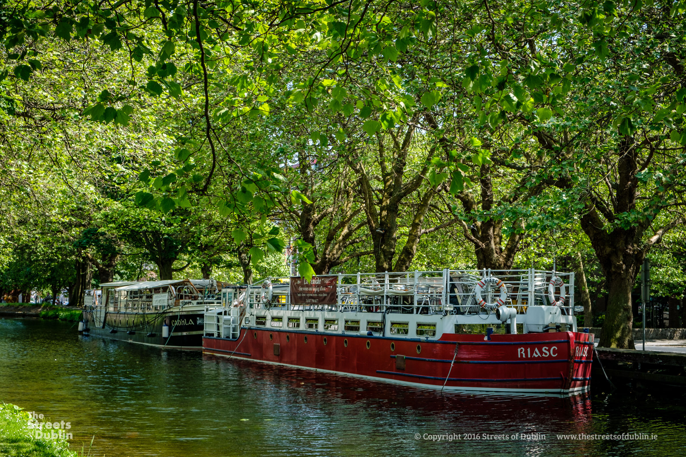 Barges by the Canal
