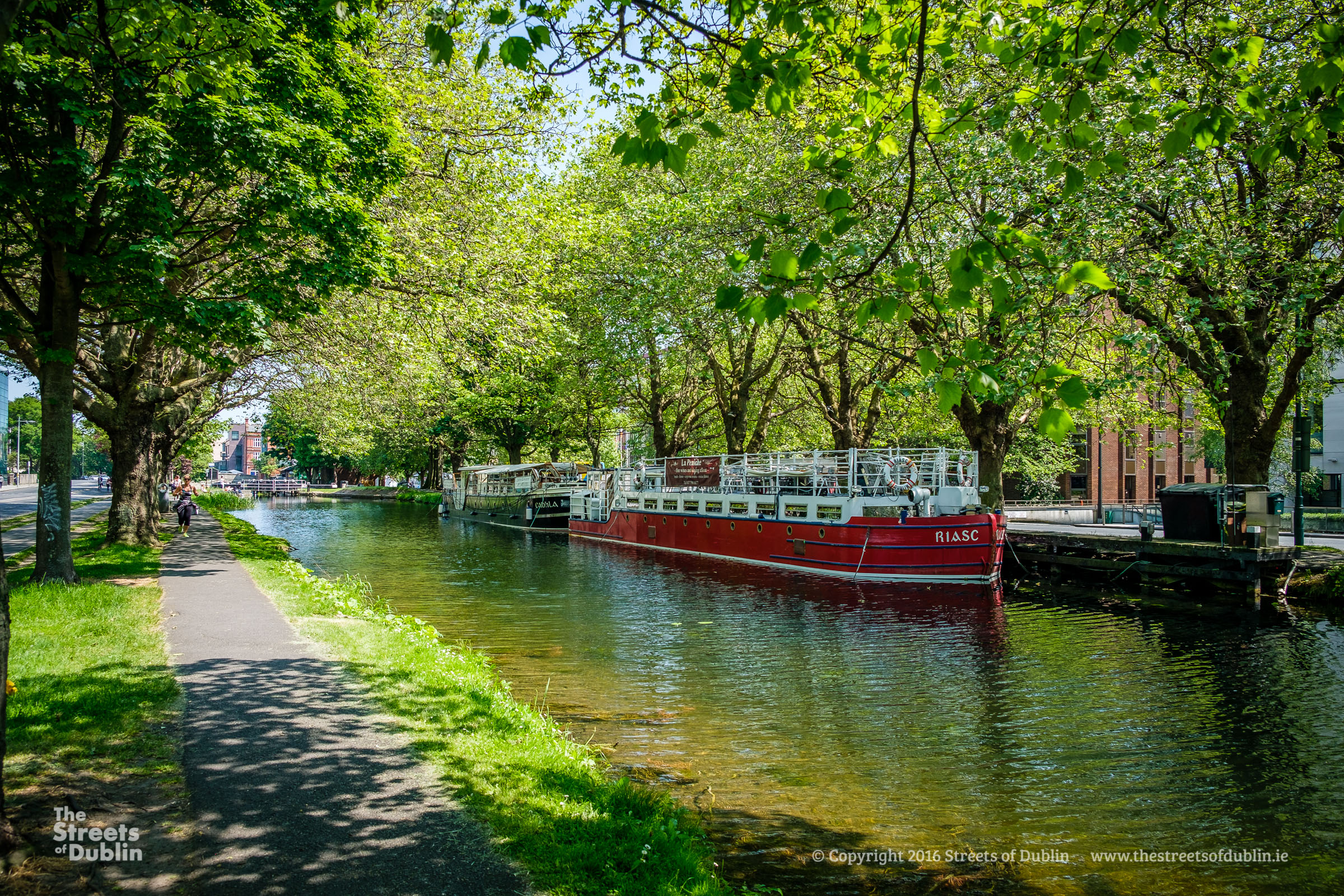 Barges on the Grand Canal
