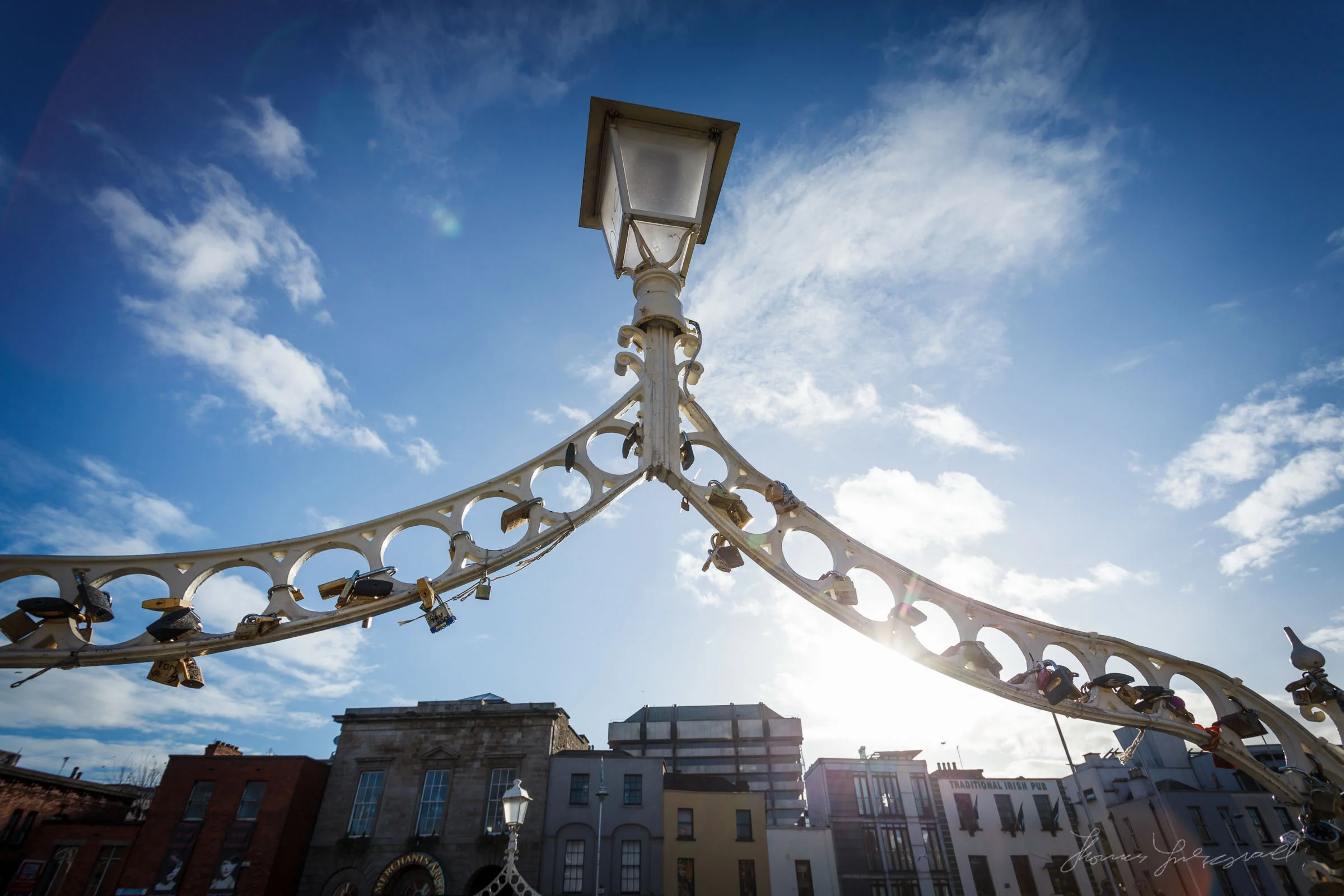 Lamp Post over the Ha'Penny Bridge