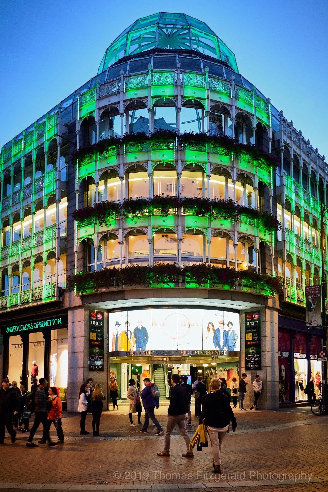 Stephen's Green Centre at Dusk