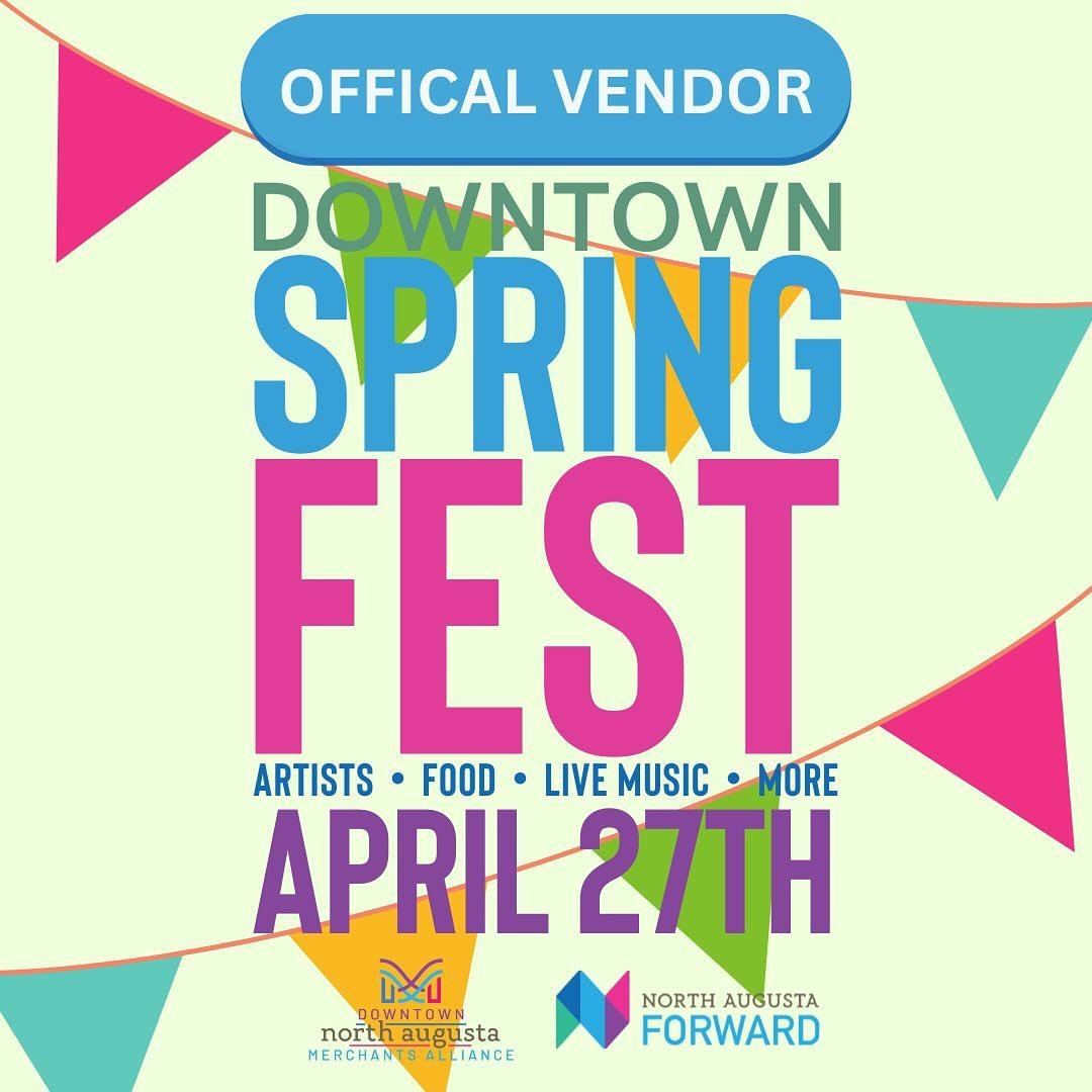 Tomorrow is the @downtownnorthaugusta Spring Fest from 10am to 4pm. Swipe left to see a map of where I&rsquo;ll be with my Illustration Machine doing quick portraits in the kids area.