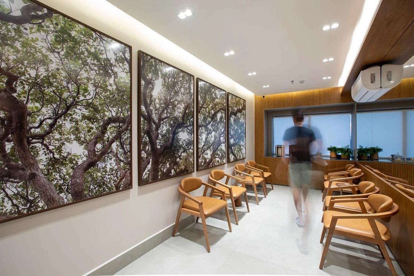 Forografias em FINE ART instaladas na @trsnefrologia