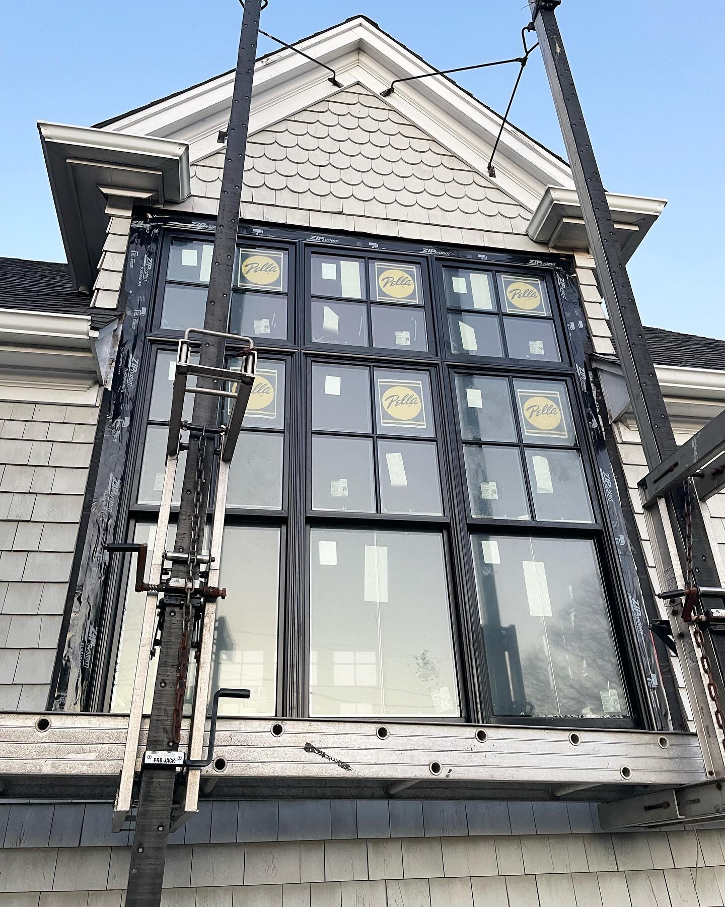 Progress continues for our homeowner&rsquo;s renovation in Minot. Check out those new windows 🤩 #pellawindows #pellalifestyleseries