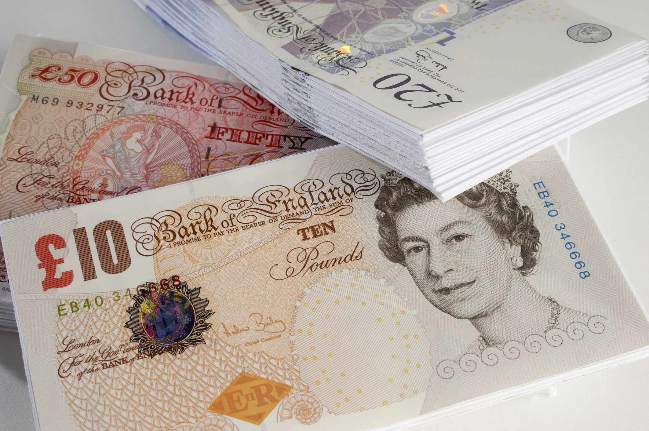 The Pound is getting "pounded" by markets, hitting a 20-year low against the dollar.