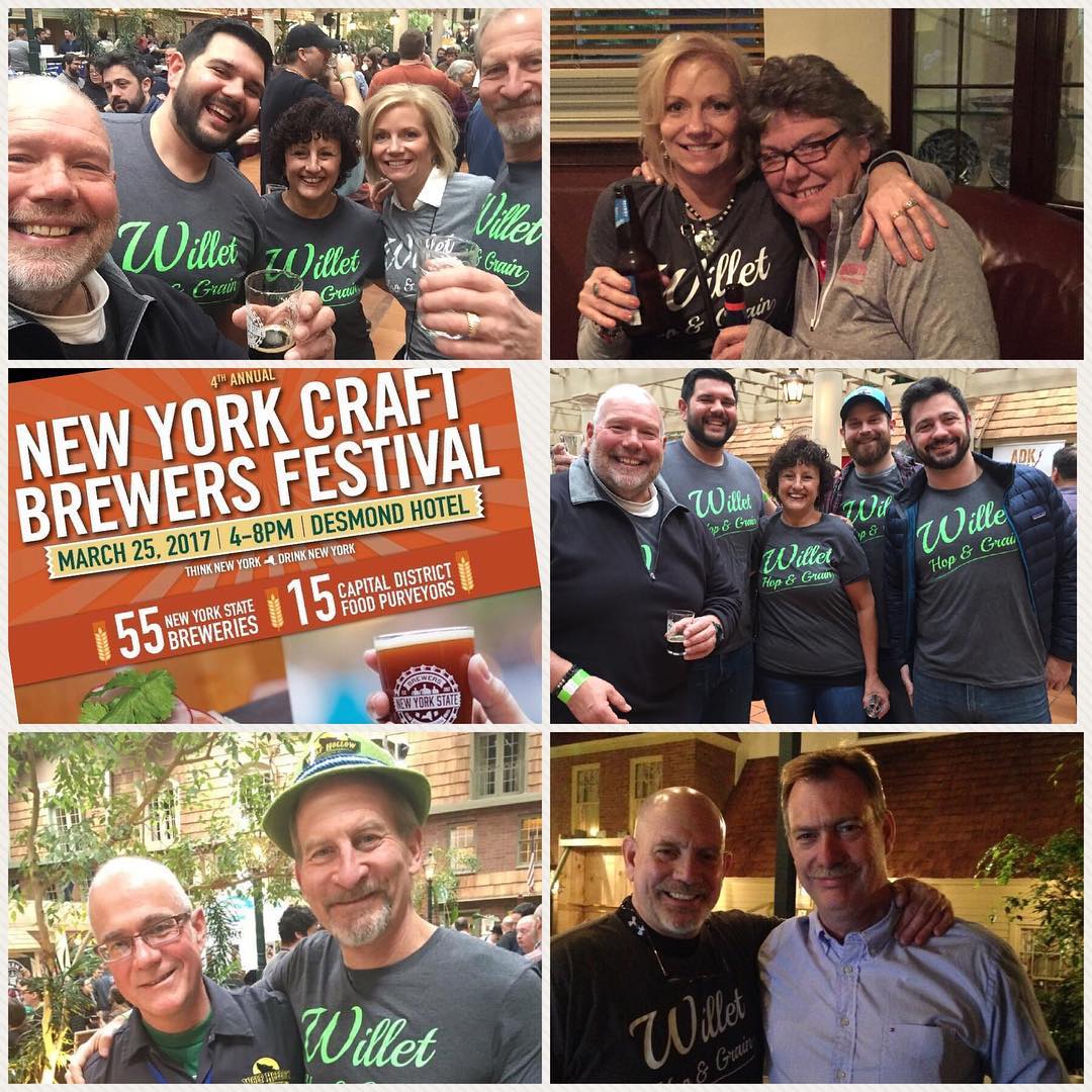 A lot of fun at the Desmond Hotel for the 2017 NY Craft Brewers Fest.