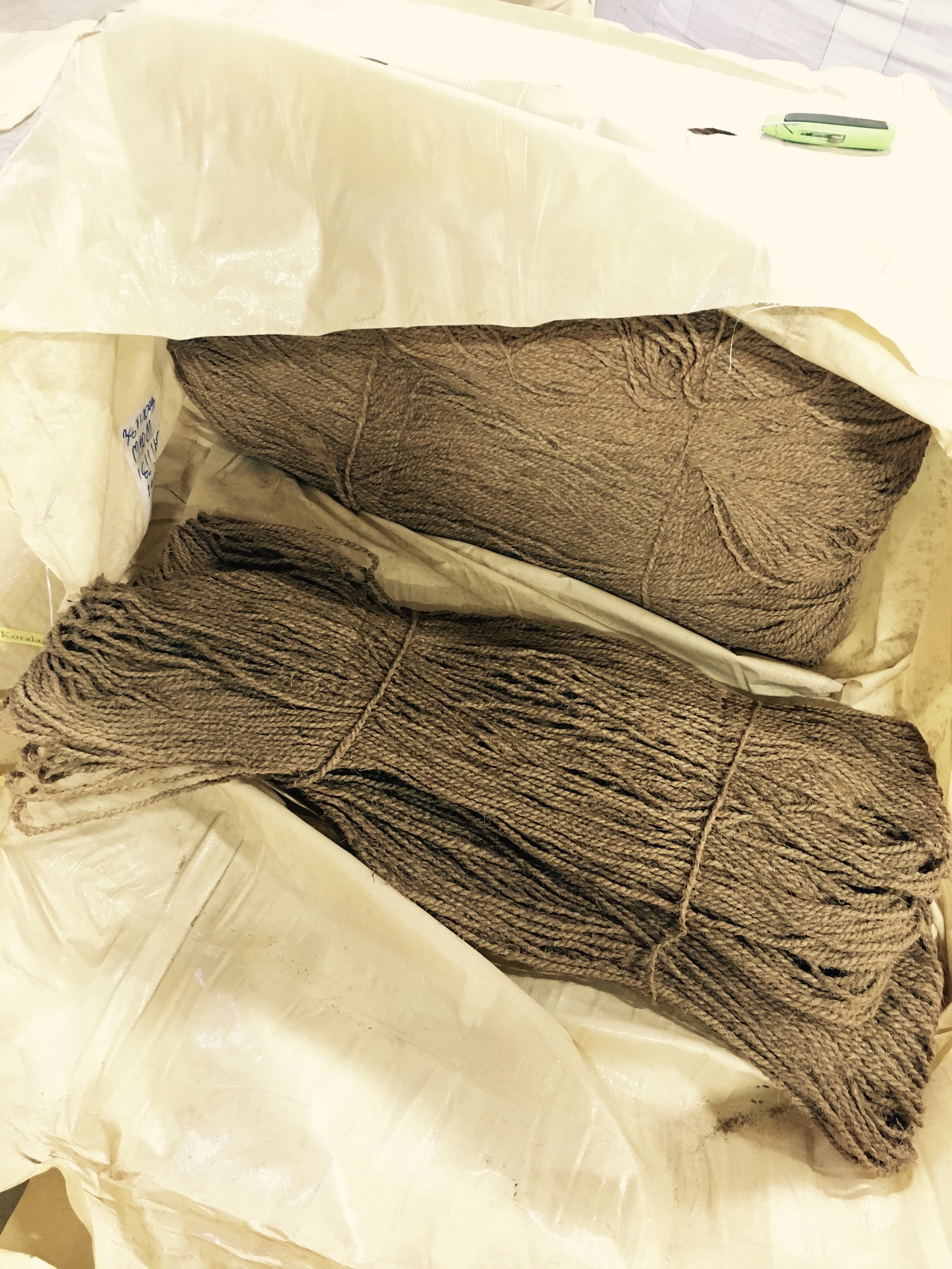 2017 ~ Coir is a natural fibre extracted from the husk of coconut. Lots of coir string going up!! 