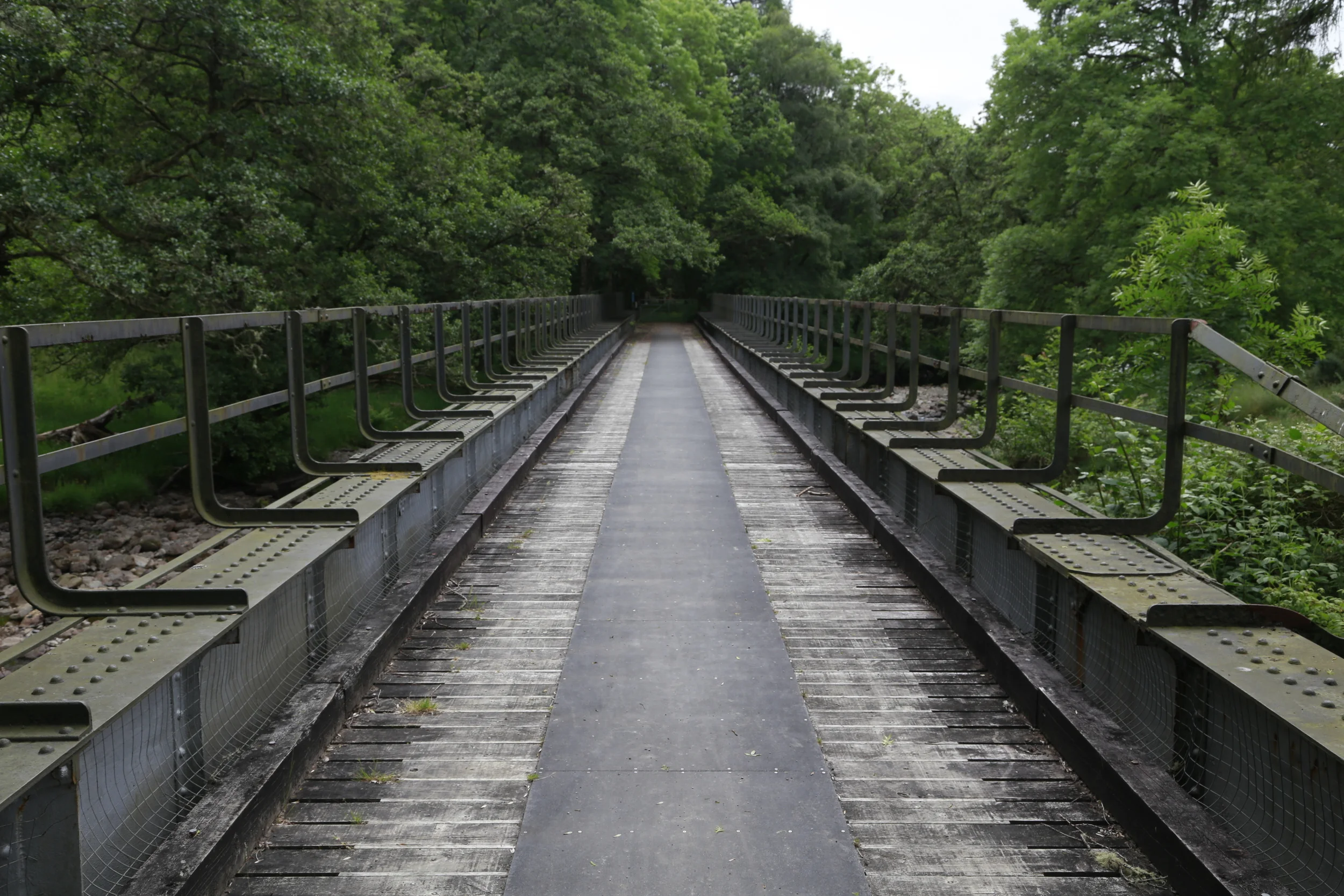 scotland, bridge, glen coe way, bicycle route, bicycle touring