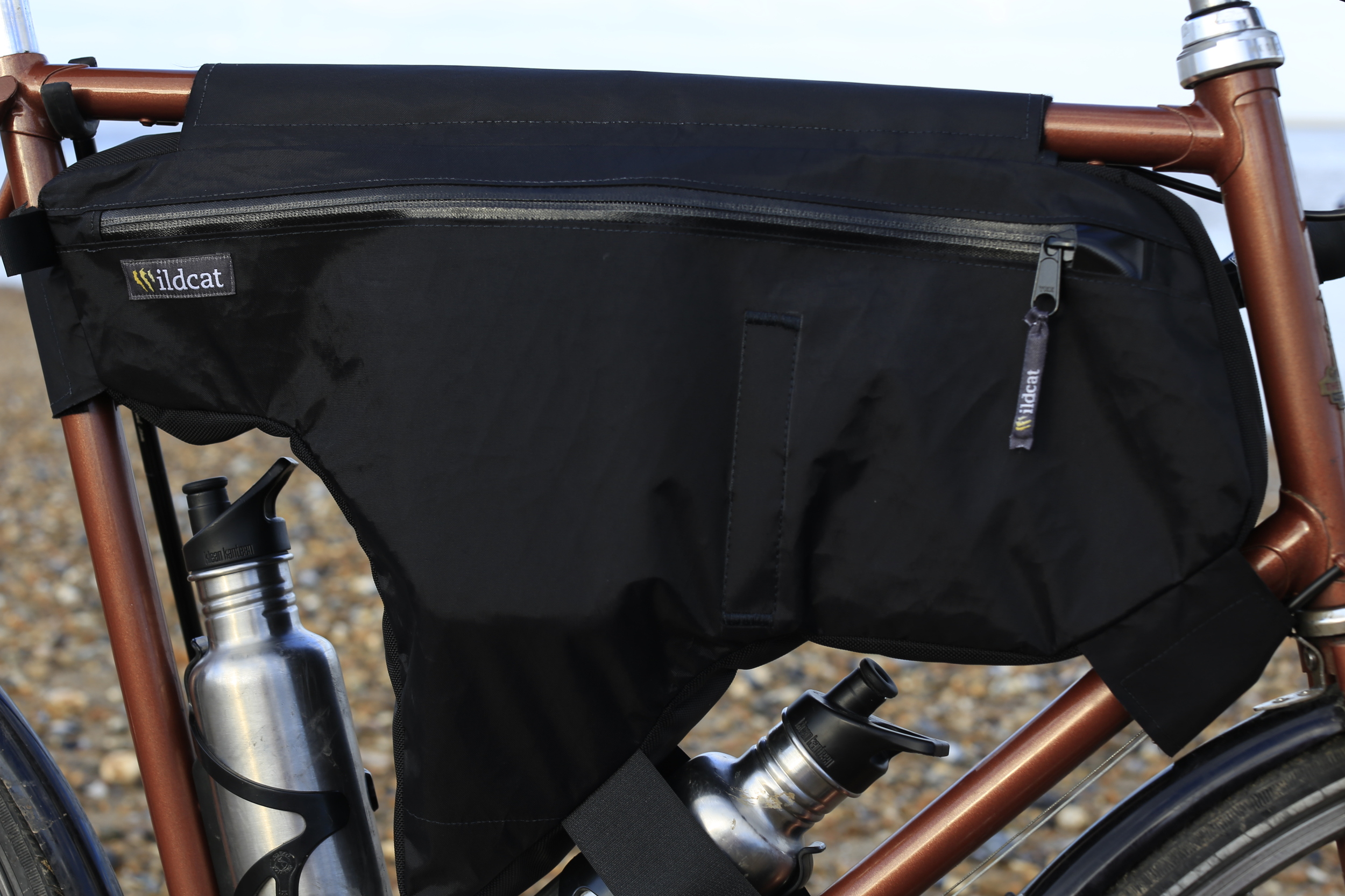 frame bag, panniers, bicycle, custom tourer, cycle gear, review