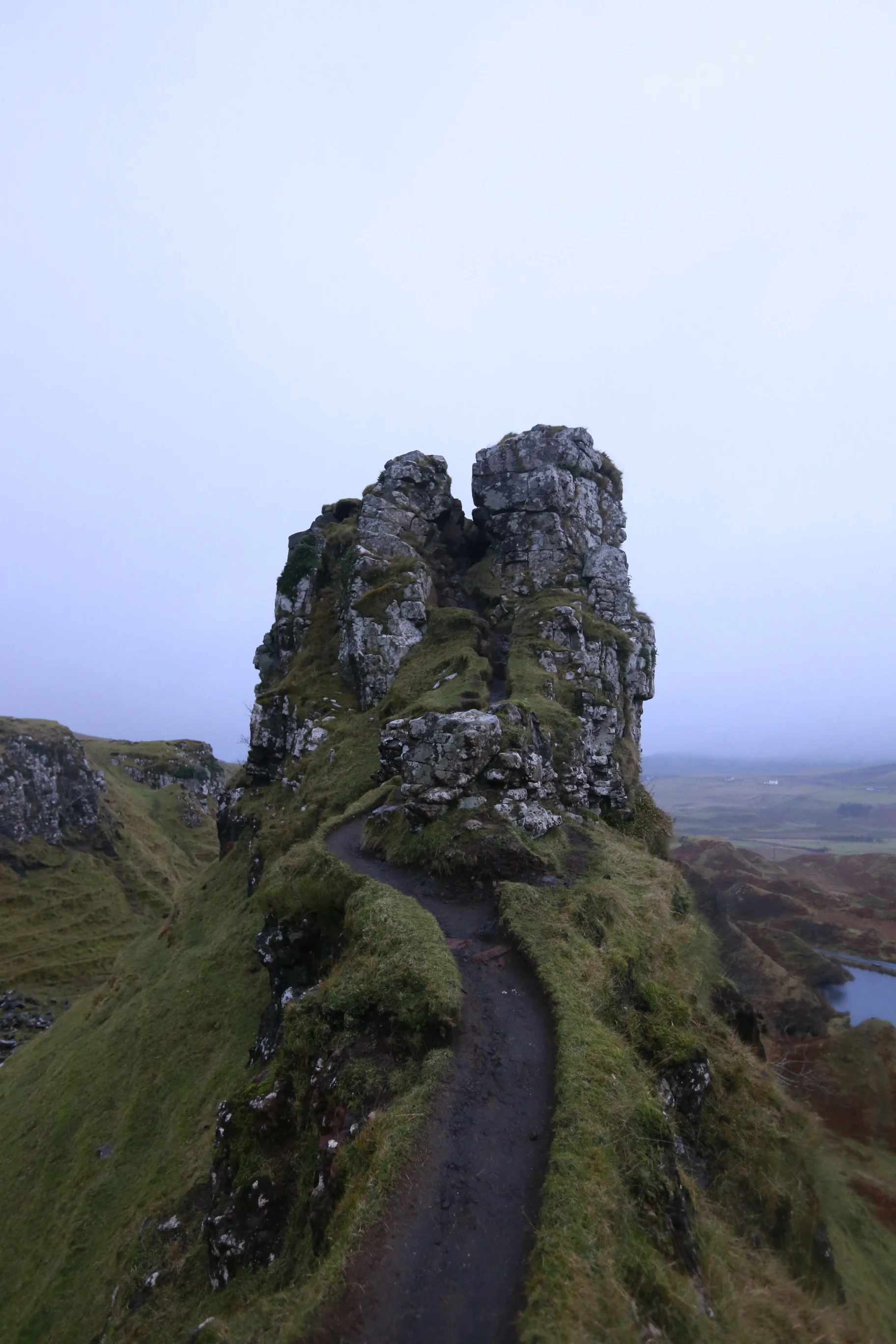 The magical Castle Ewen at the Fairy Glen. 