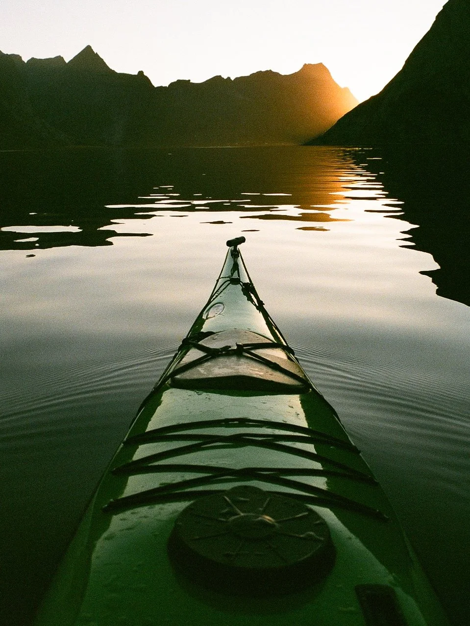 Kayaking film photography