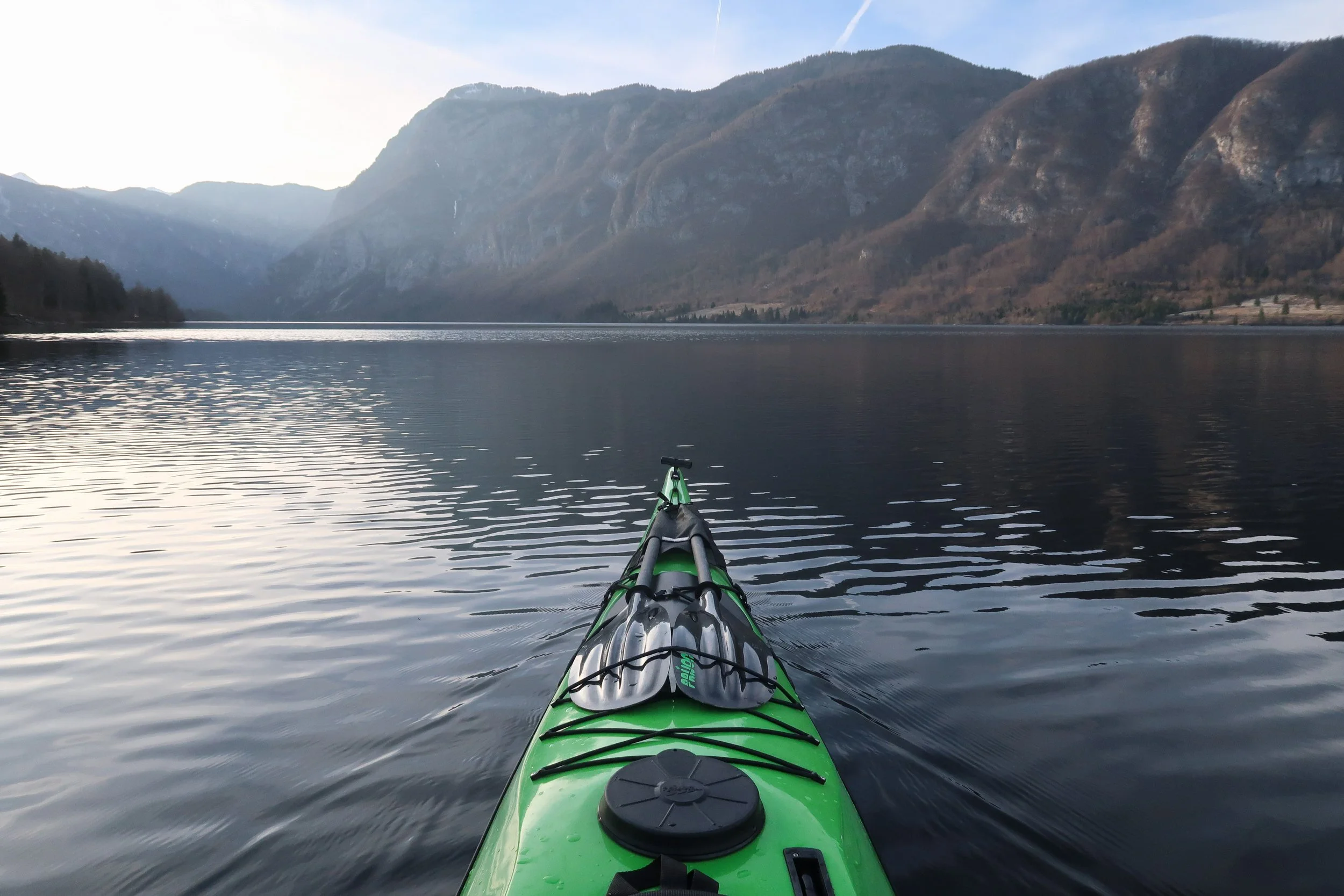 Kayaking Lake Bohinj