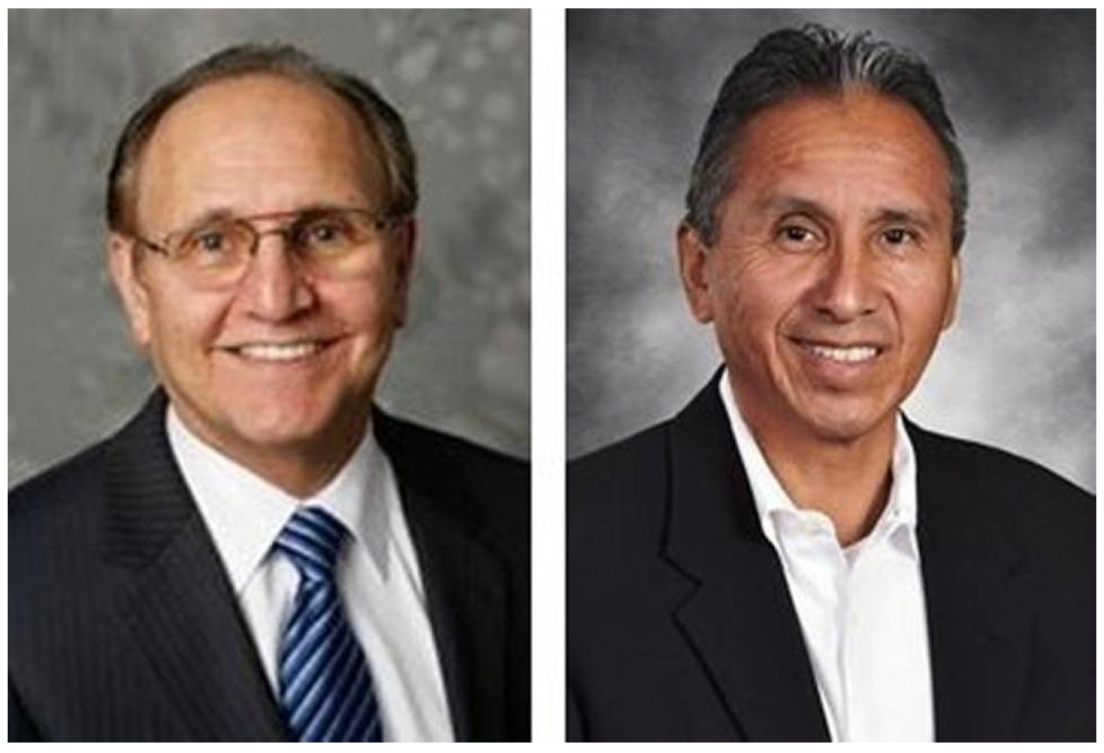 Lee Brand, left, and Henry R. Perea are running for Fresno mayor.