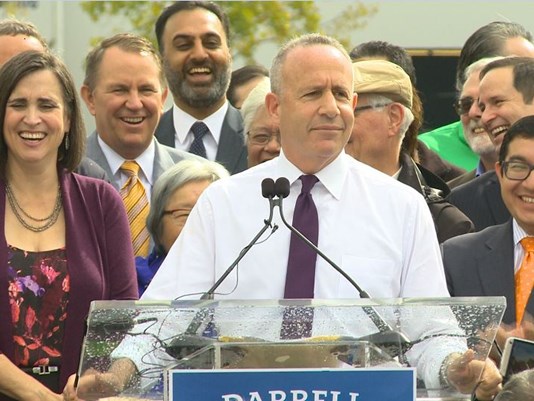 Darrell Steinberg announces run for Sacramento mayor. (Photo: ABC10)
