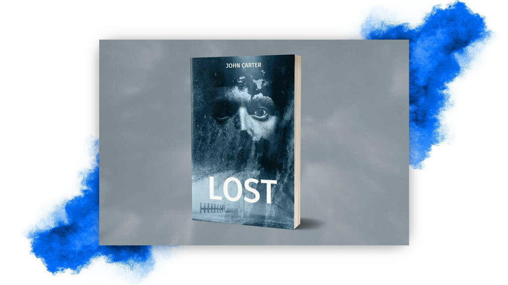 Lost book cover design
