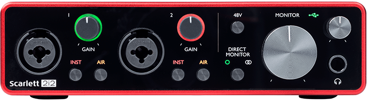 Focusrite Scarlett 2i2 Studio II 2nd Gen