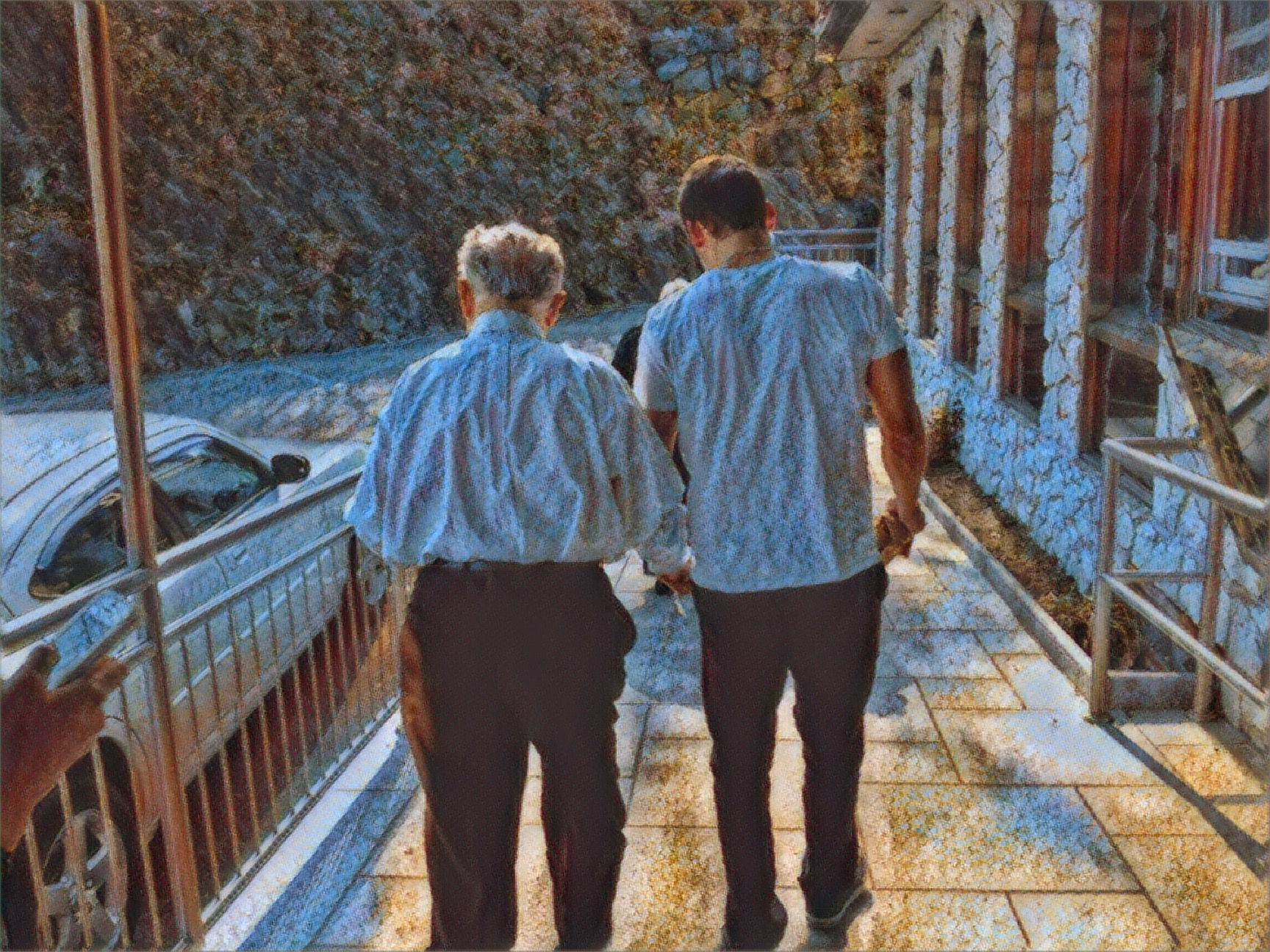 Perry and his grandfather, Pericles