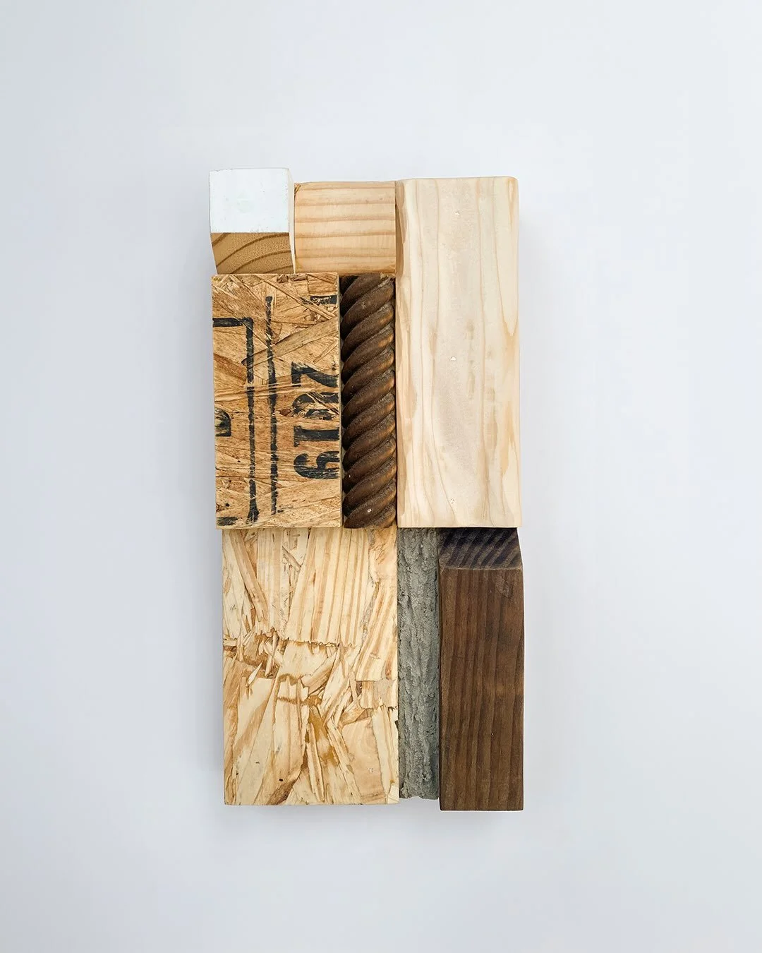 I&rsquo;m obsessed with lines, and they are innumerable in OSB. The crossing strands seem to flicker, creating texture and movement across an otherwise monochromatic surface. Why hide all of that? I like giving OSB the same emphasis as the gouged woo