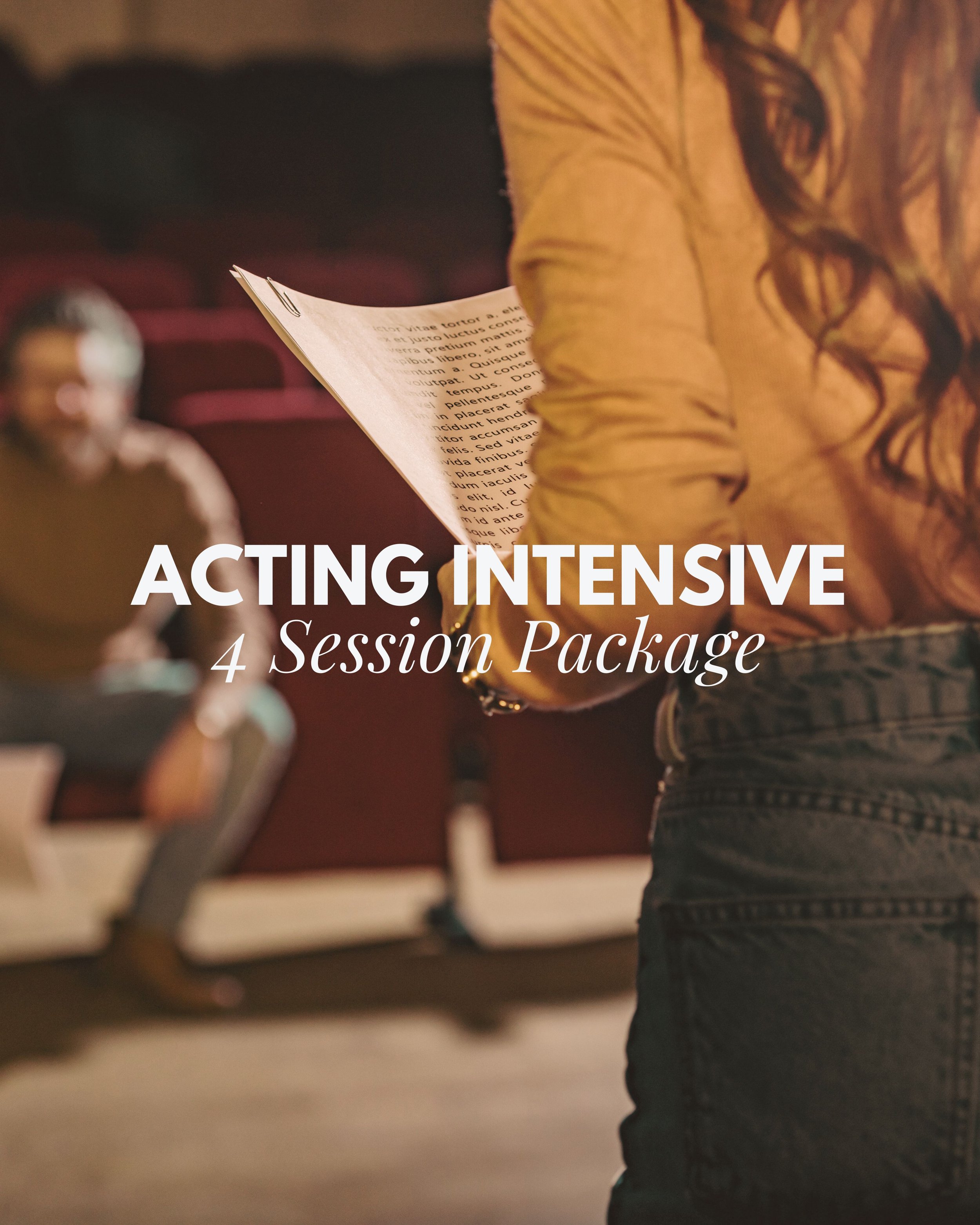 4 Session Acting Intensive