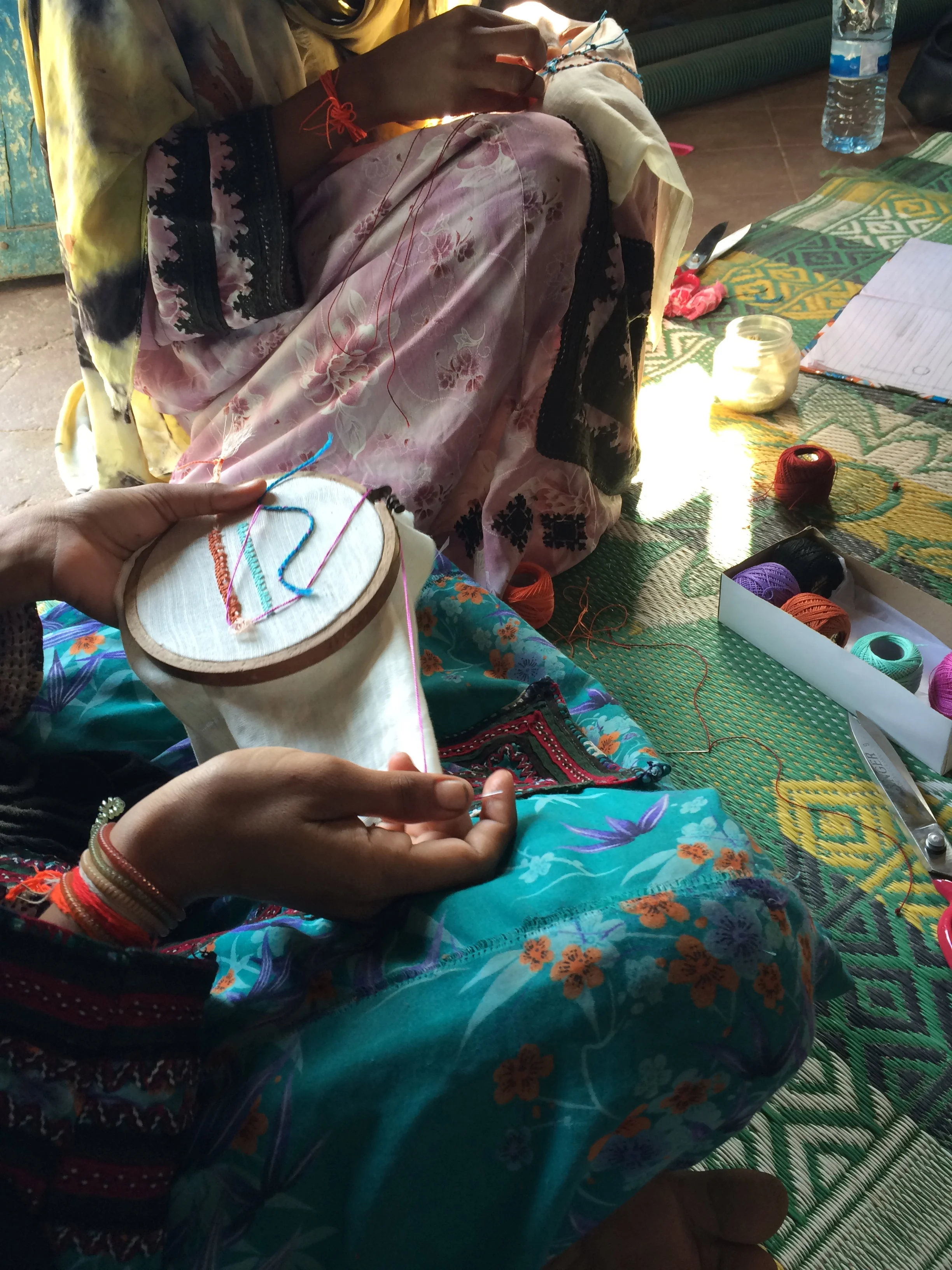 First workshops at RMG village
