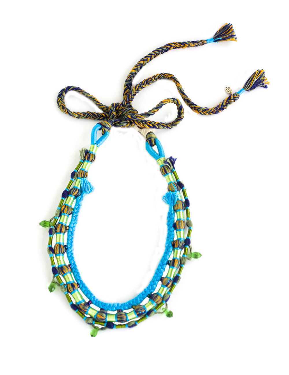 Crystal drop necklace - Turquoise