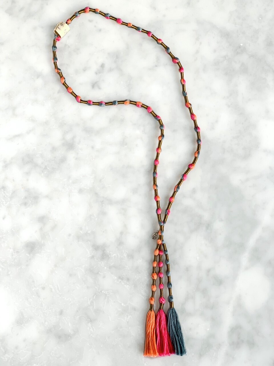 Salma Pompom necklace