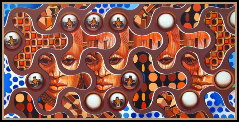 Screwed 24" x 48"