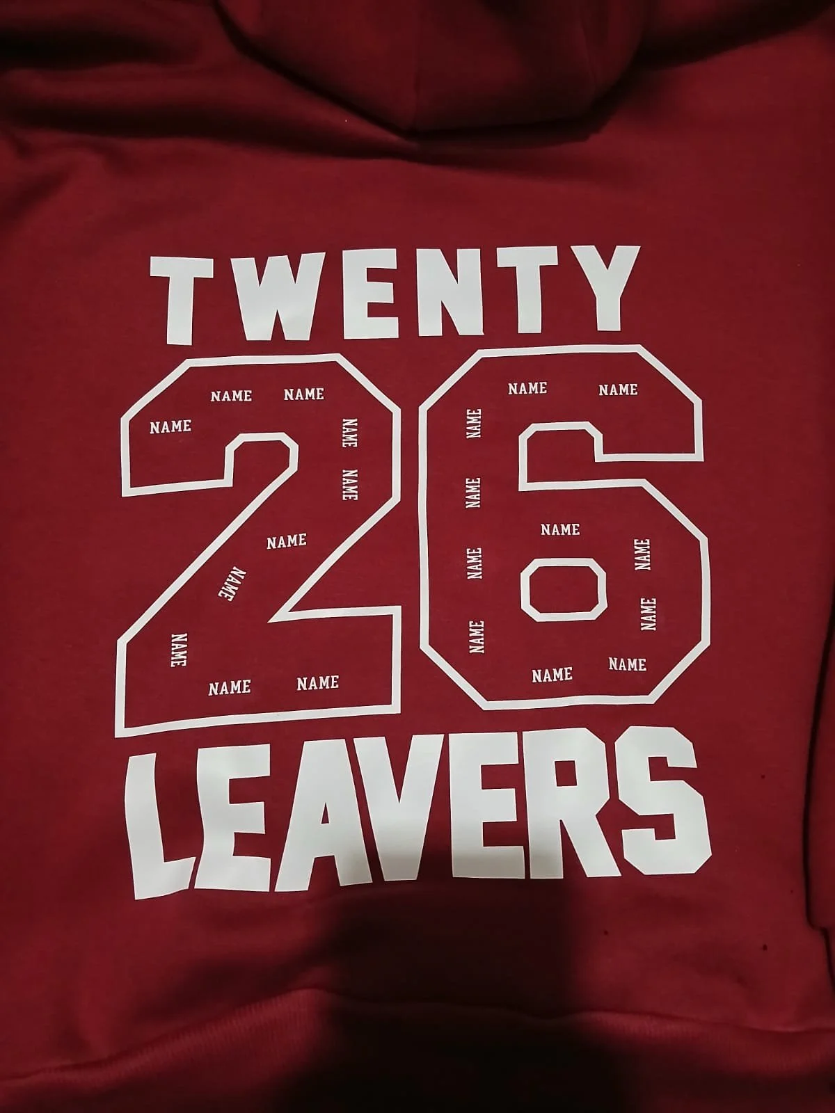 SCHOOL LEAVER HOODIES.