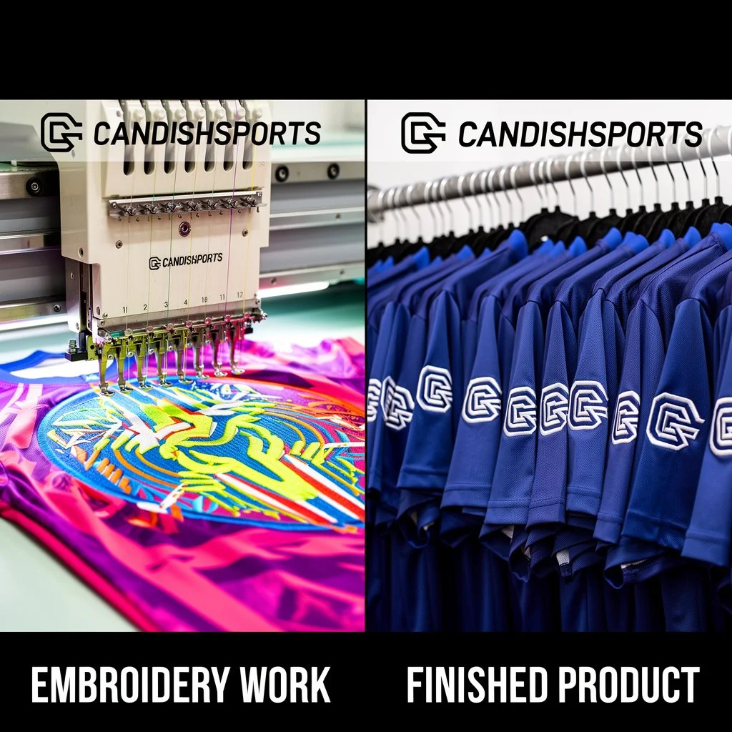 CANDISH SPORTS EMBRIODERY.