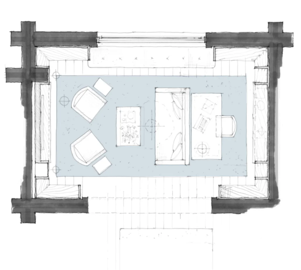 Hutchins family room plan hand with color.jpg